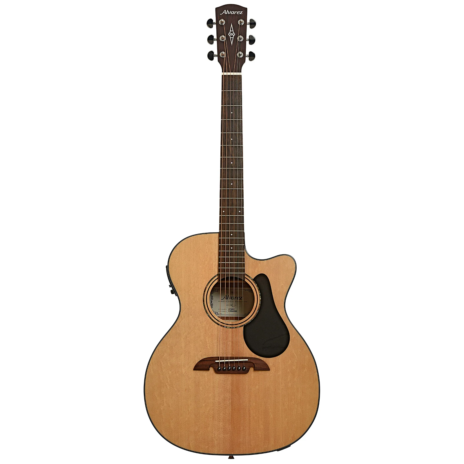 Alvarez Artist Series AF30CE  Folk / OM Acoustic-Electric Guitar - Image 13