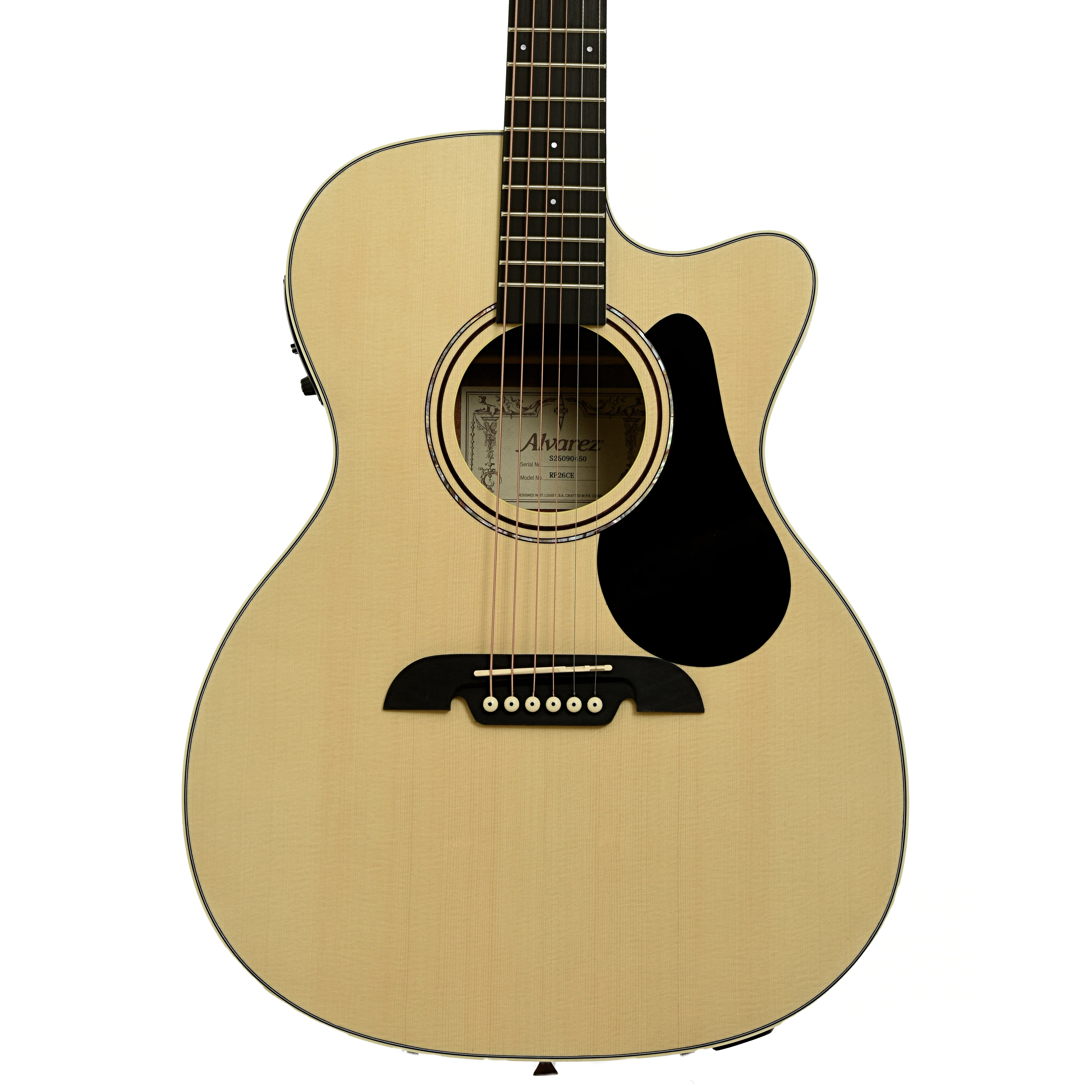 Alvarez Regent Series RF26CE Folk/OM Acoustic-Electric Guitar
