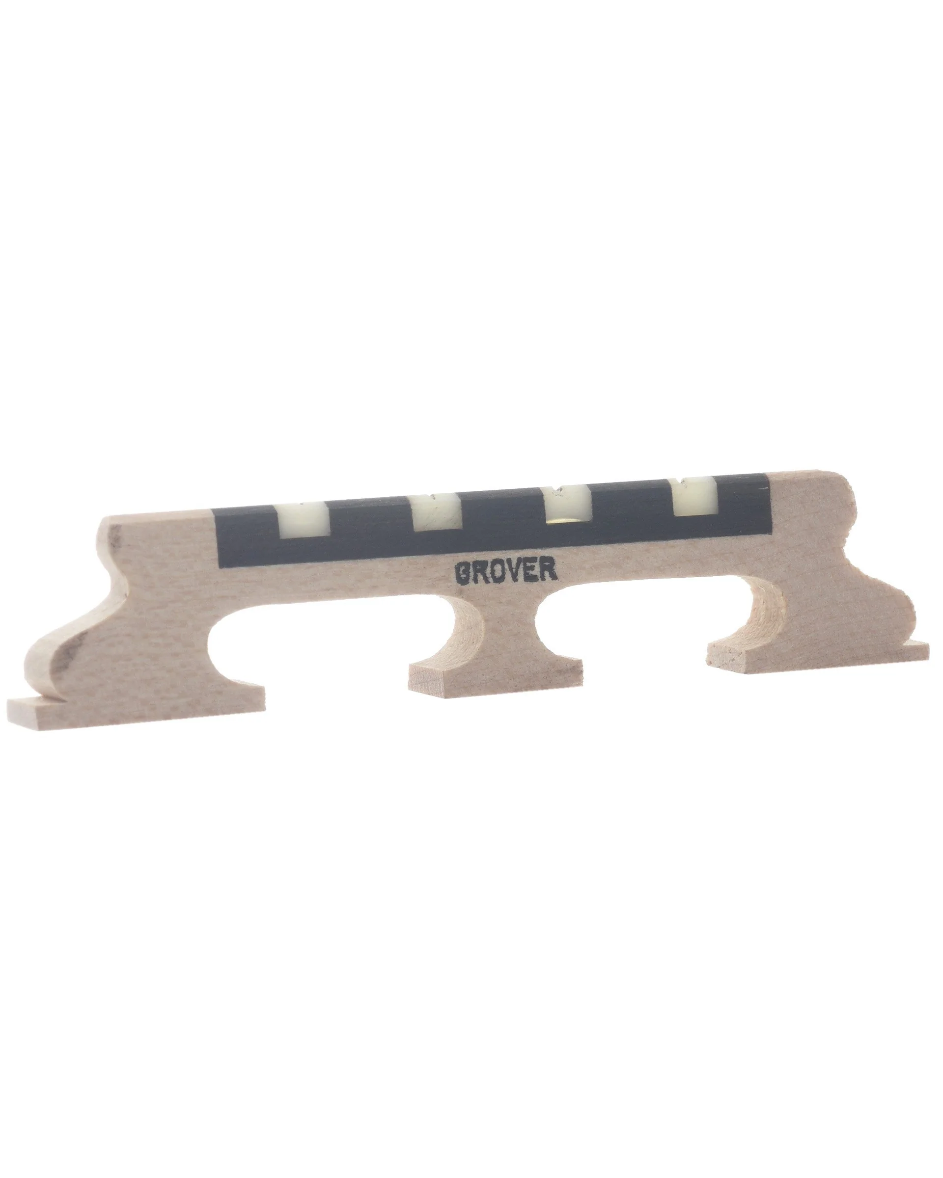 Grover Acousticraft 4-String Banjo Bridge, 5/8" Maple - Image 2