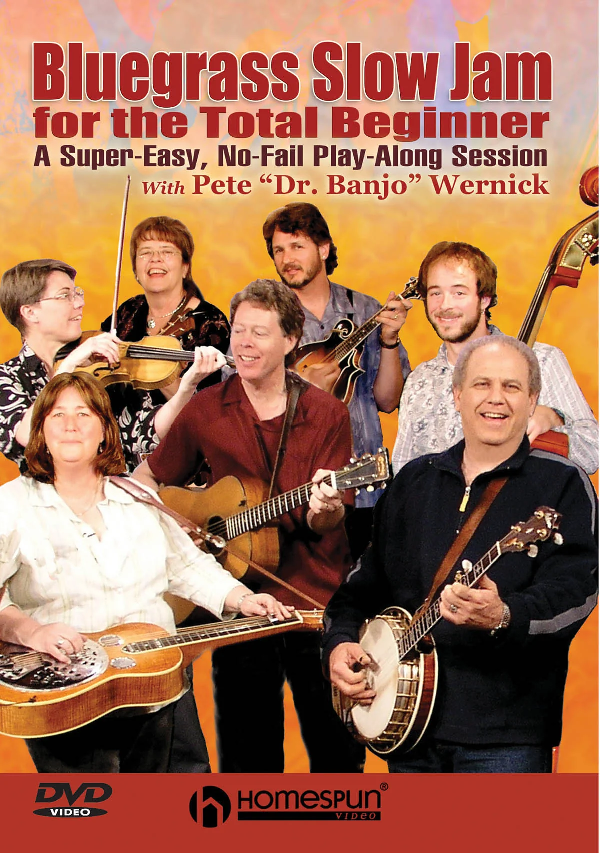 DVD - Bluegrass Slow Jam for the Total Beginner-A Super-Easy, No-Fail Play-Along Session