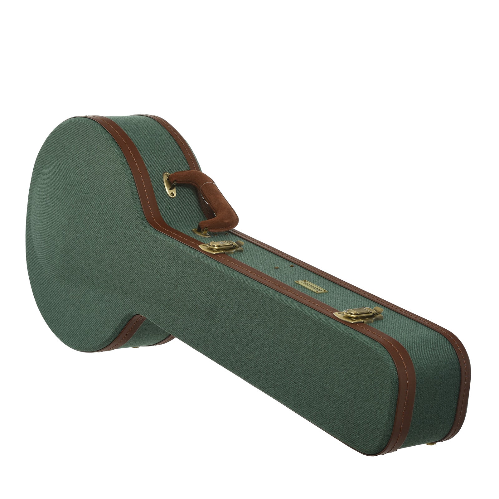 Crossrock Case Company Hardshell Resonator Banjo Case, Malachite Blue - Image 2