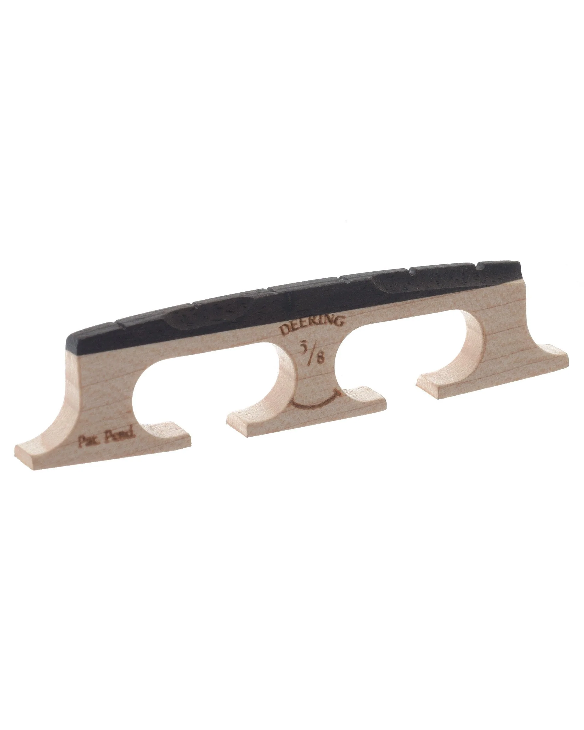 Deering Smile Flat Top 6-String Banjo Bridge, 5/8in