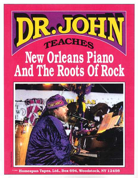 Dr.John Teaches New Orleans Piano and the Roots of Rock