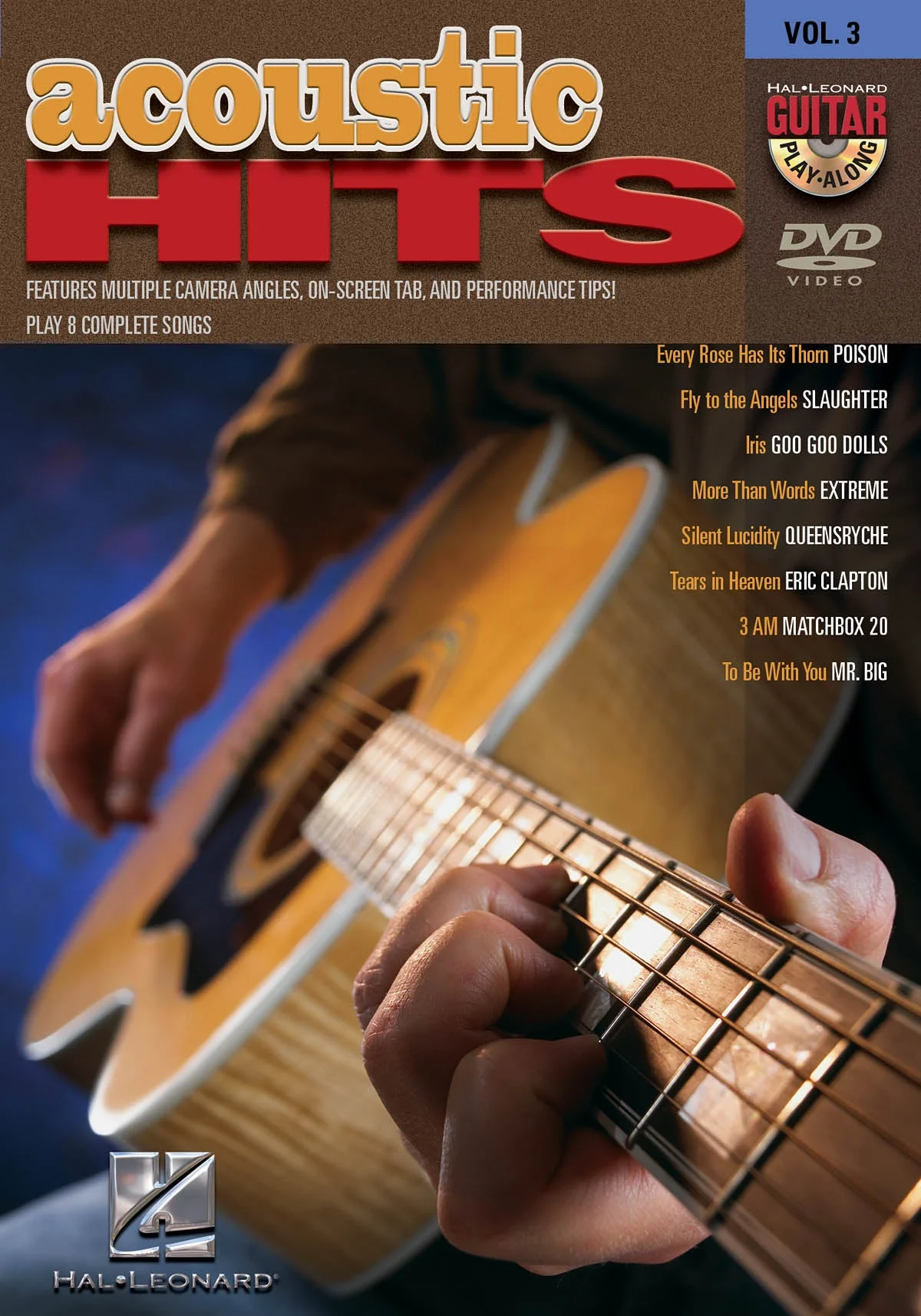 DVD - ACOUSTIC HITS - GUITAR PLAY-ALONG DVD, VOL. 3