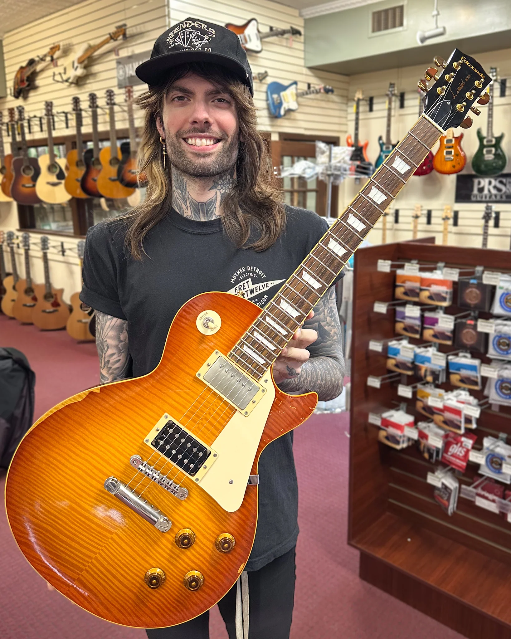 Edwards E-LP-112LTS/RE Electric Guitar (1990s)