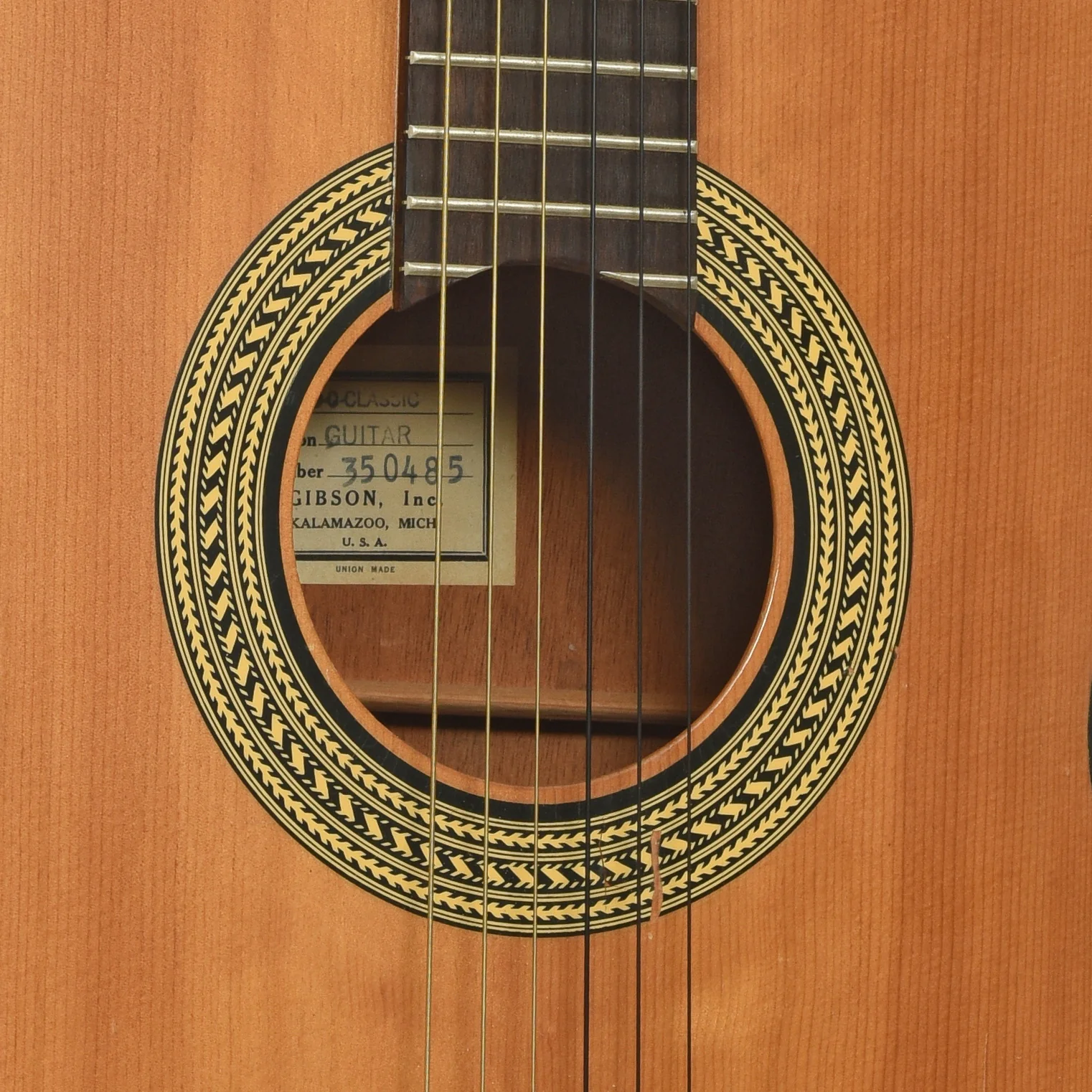 Gibson C-0 Classical Guitar (1965) - Image 6