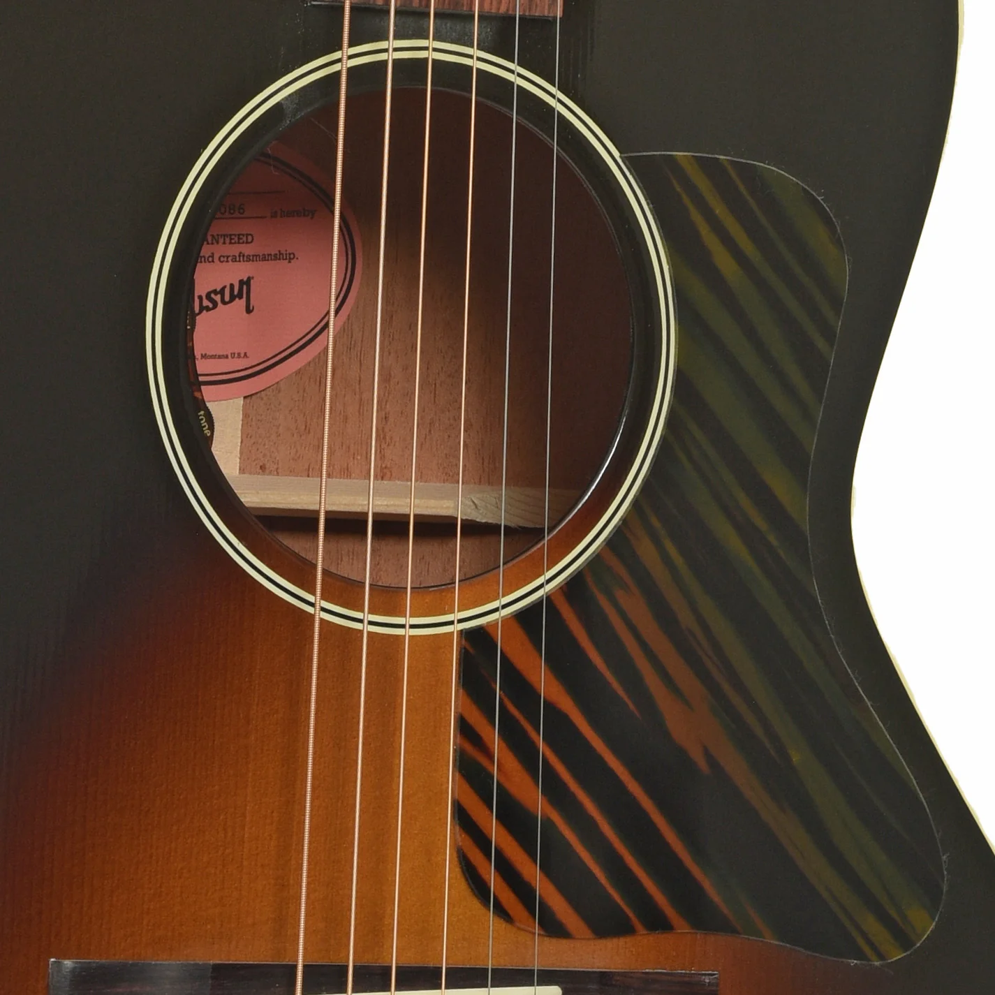 Gibson L-00 Original Acoustic Guitar & Case, Vintage Sunburst (VTC Pickup) - Image 6