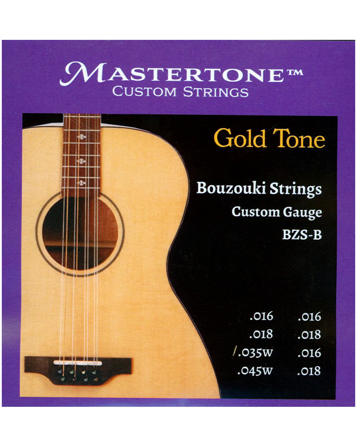 Gold Tone Bouzouki Strings, Ball End