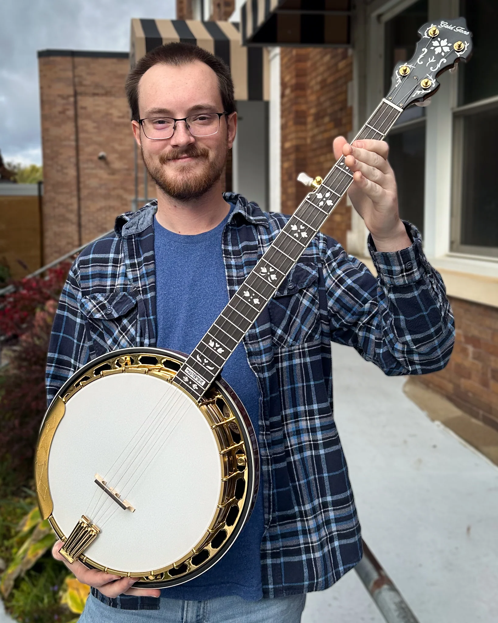 Gold Tone Mastertone OB-Grandee Orange Blossom Grand Resonator Banjo & Case