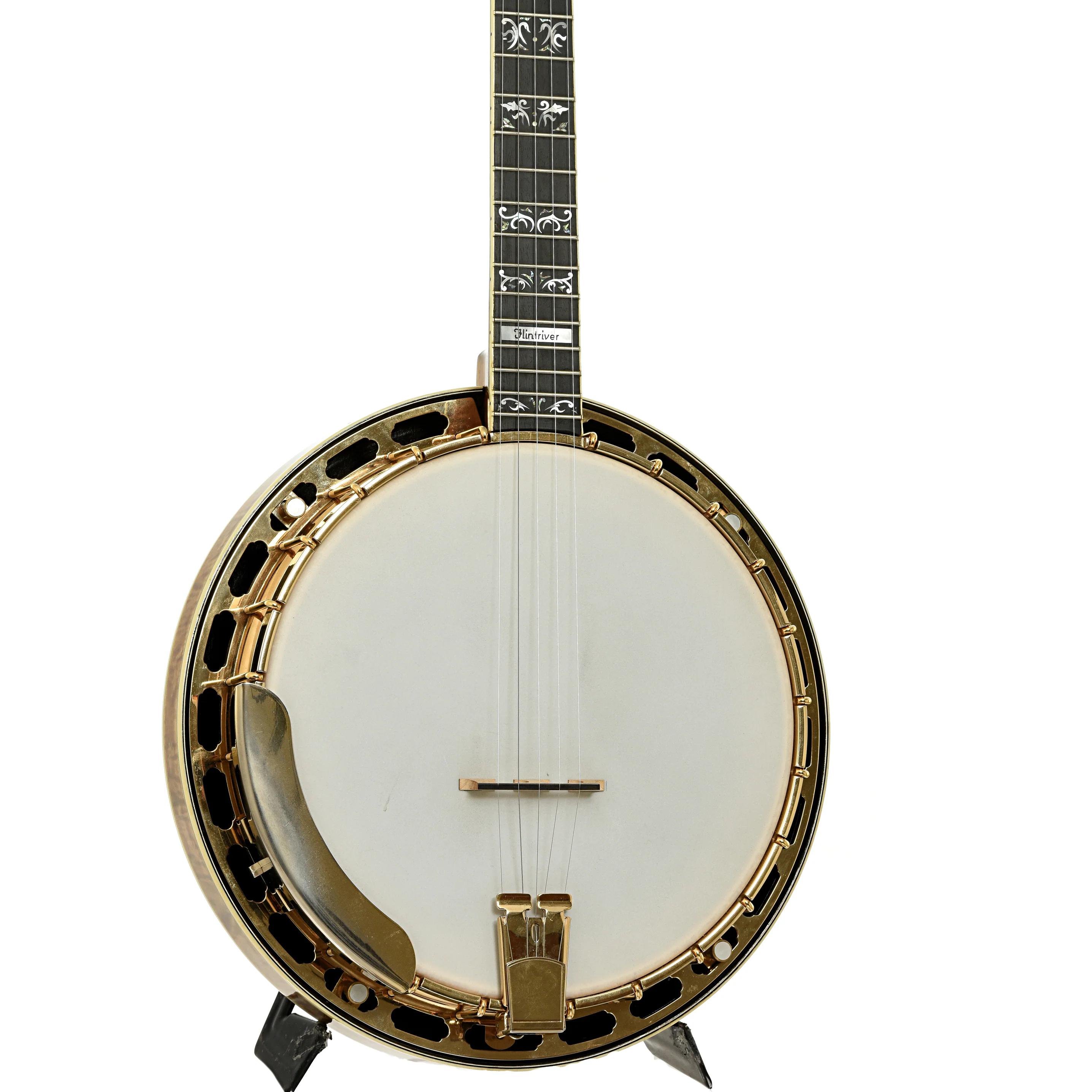 Grundy Flintriver "Blue Heeler" Custom Resonator Banjo (2010) - Image 2