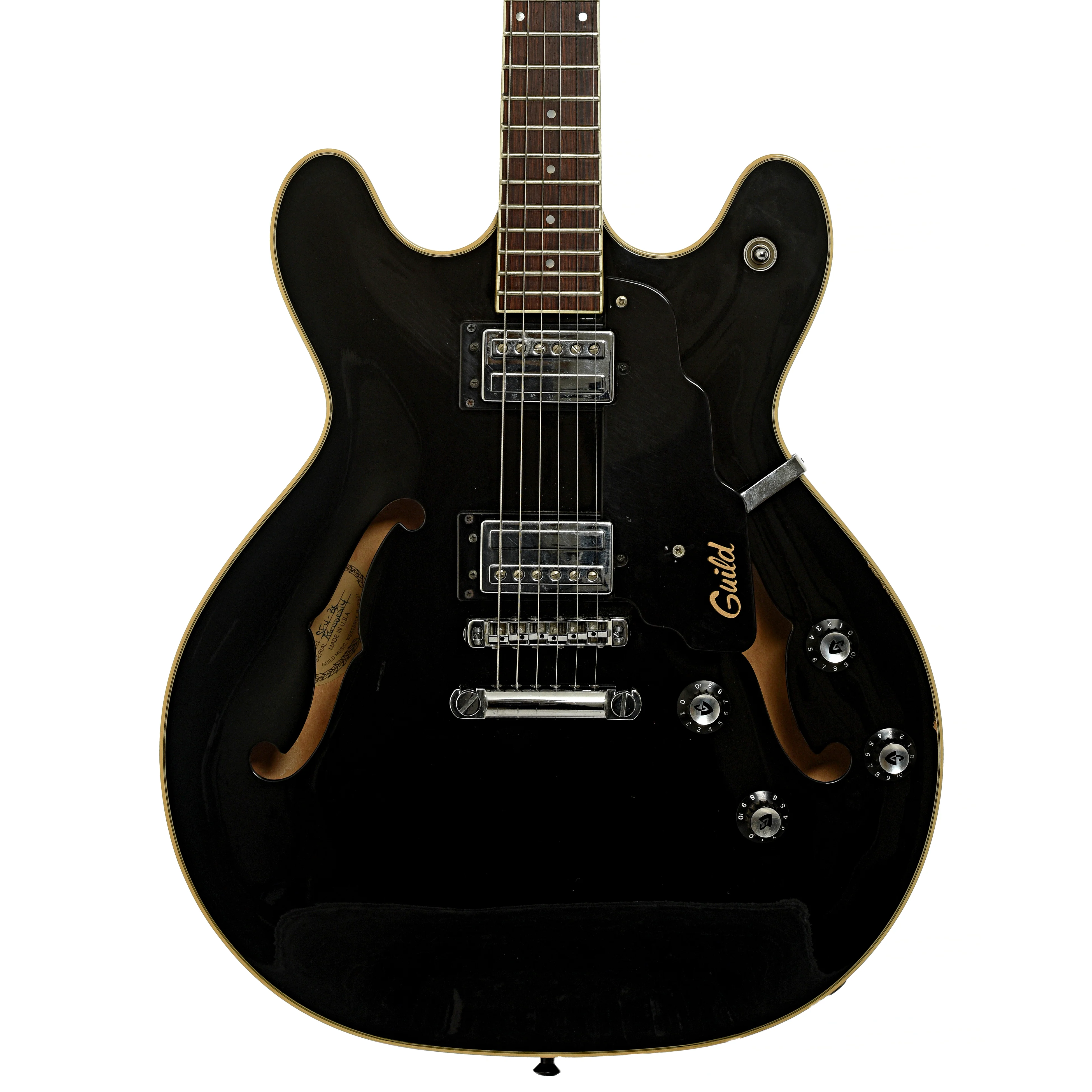 Guild Starfire SF-4 BK Semi-Hollowbody Electric Guitar (1987)