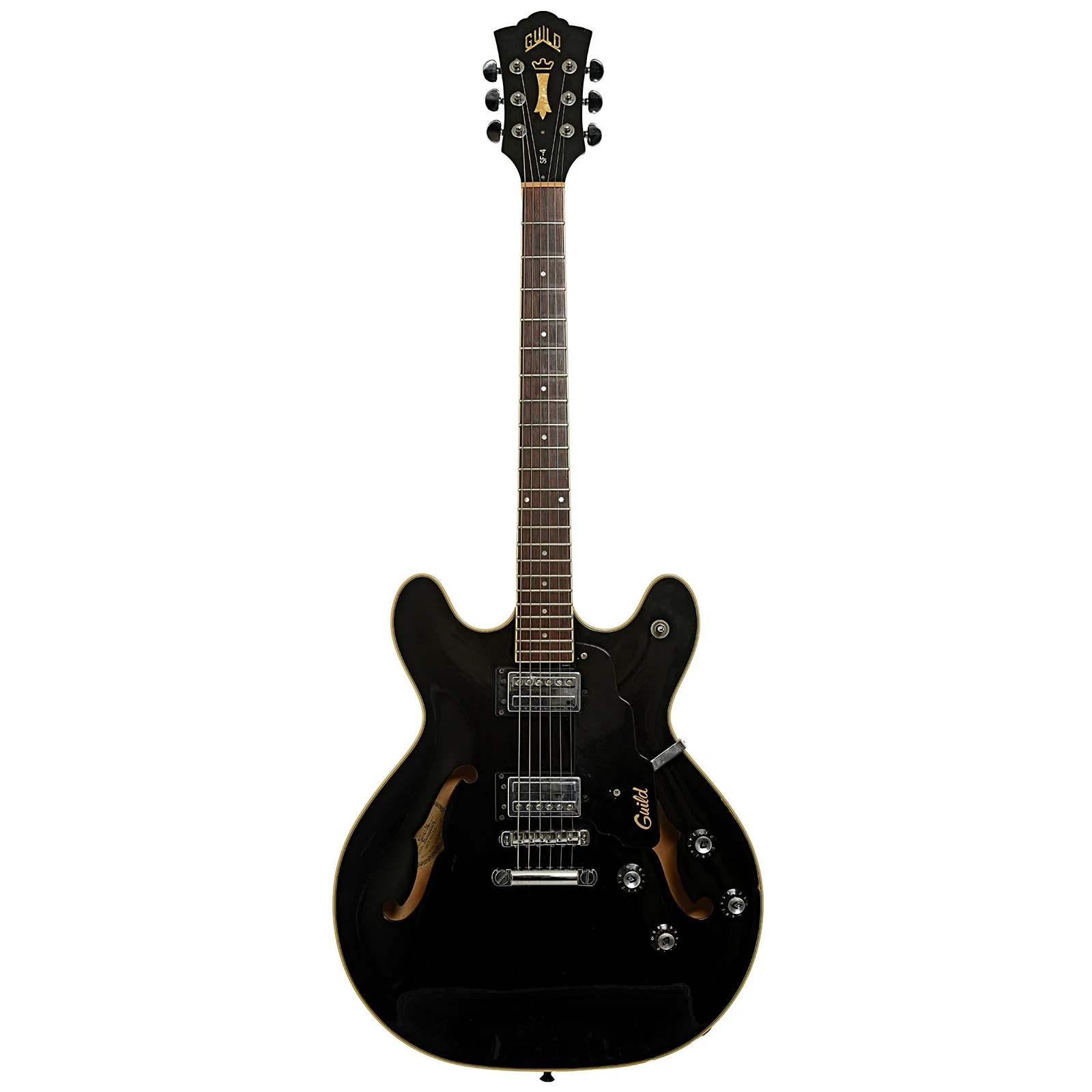 Guild Starfire SF-4 BK Semi-Hollowbody Electric Guitar (1987) - Image 14