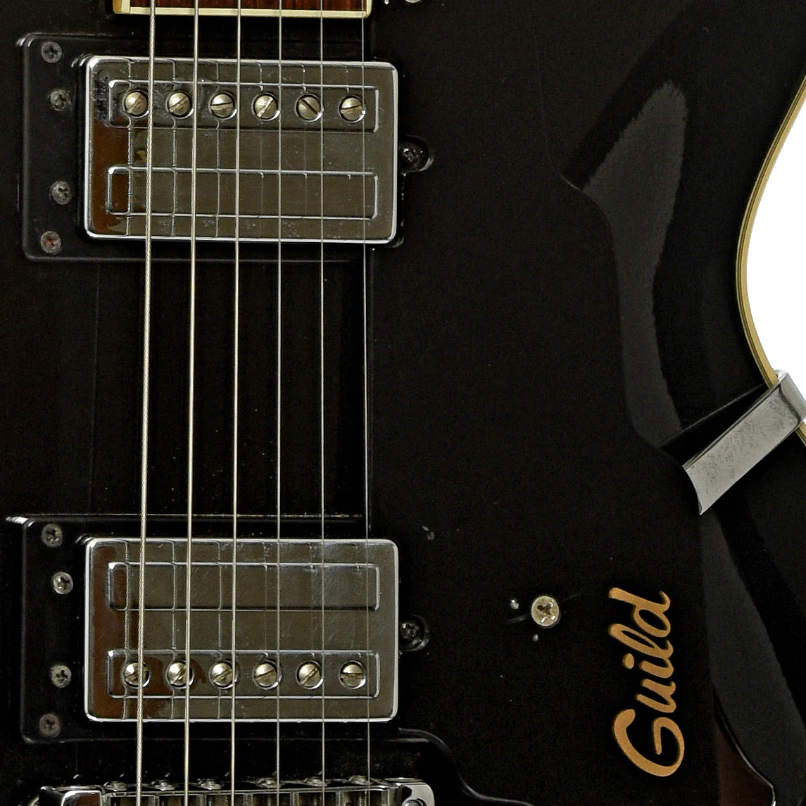 Guild Starfire SF-4 BK Semi-Hollowbody Electric Guitar (1987) - Image 6