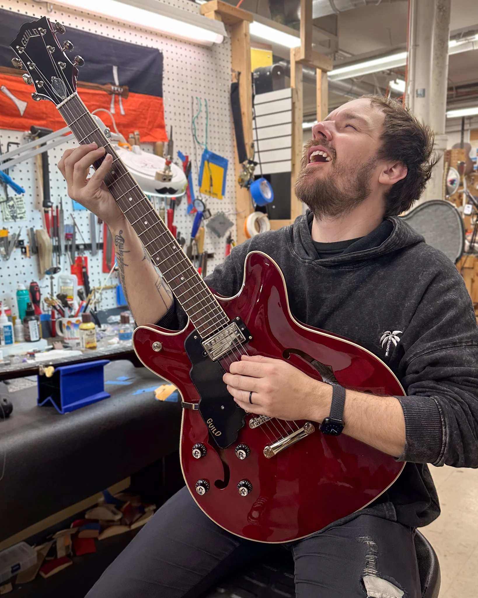 Guild Starfire I DC Left-Handed Semi-Hollow Body Electric Guitar