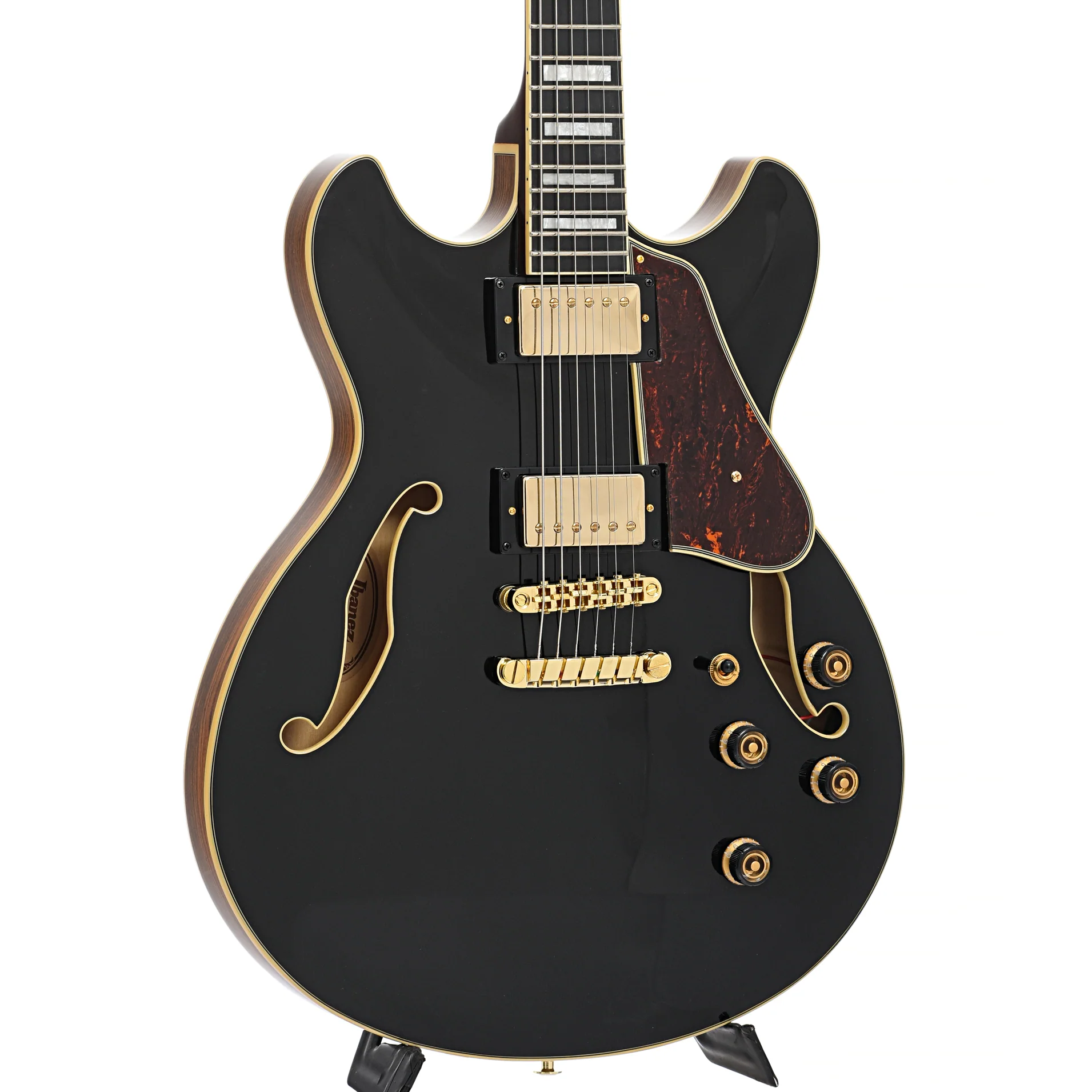 Ibanez AS93BC Artcore Expressionist Semi-hollowbody Electric Guitar, Black - Image 4