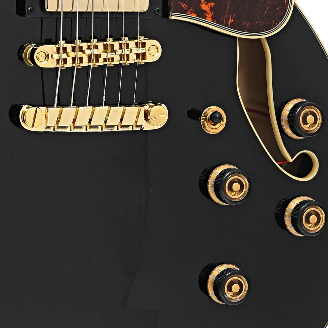Ibanez AS93BC Artcore Expressionist Semi-hollowbody Electric Guitar, Black - Image 5