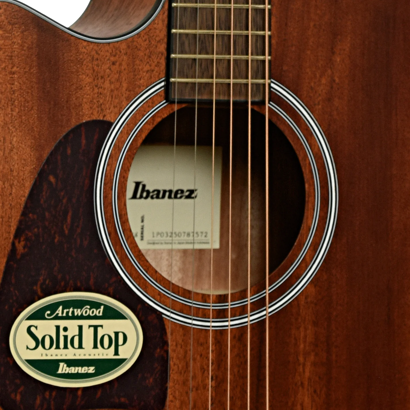 Ibanez AW54LCE Artwood Left-Handed Dreadnought Acoustic-Electric, Open Pore Natural - Image 6