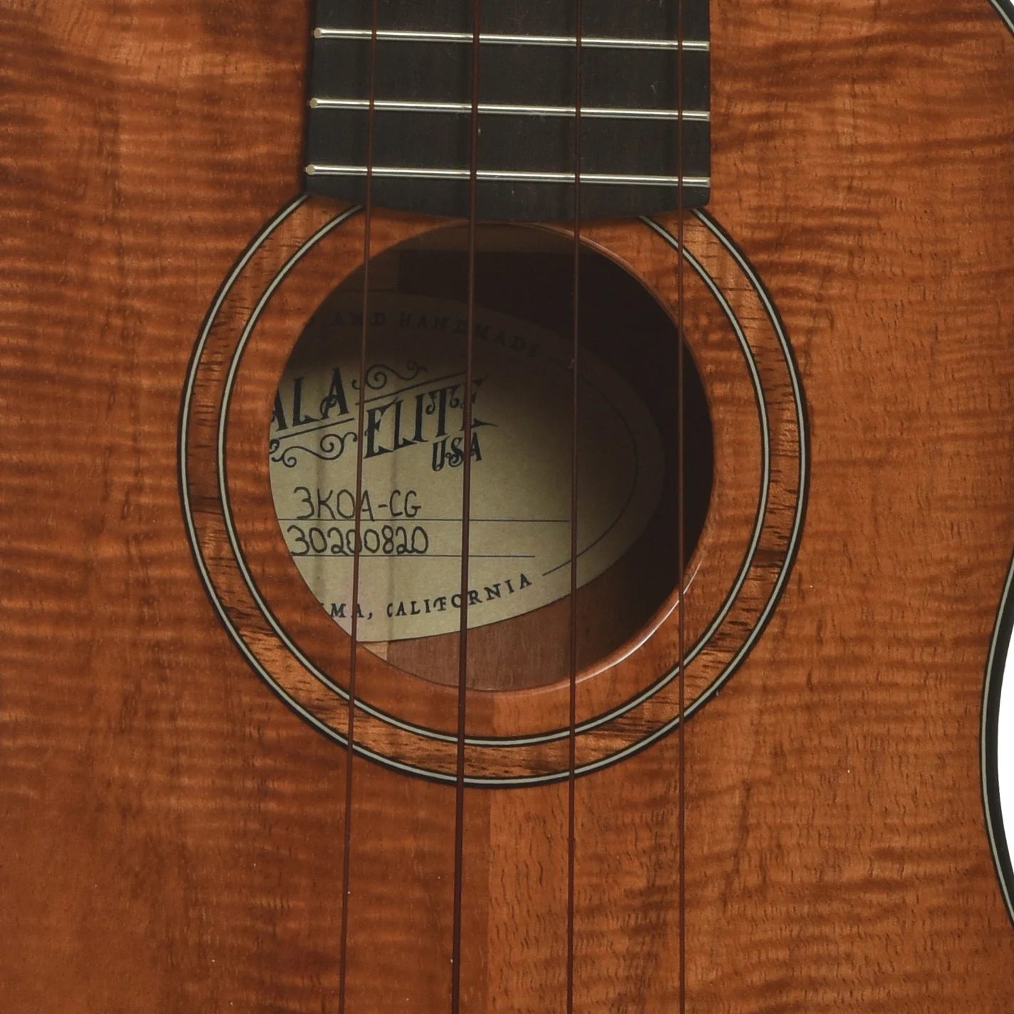 Kala Elite 3KOA-CG Concert Ukulele (2020) - Image 6