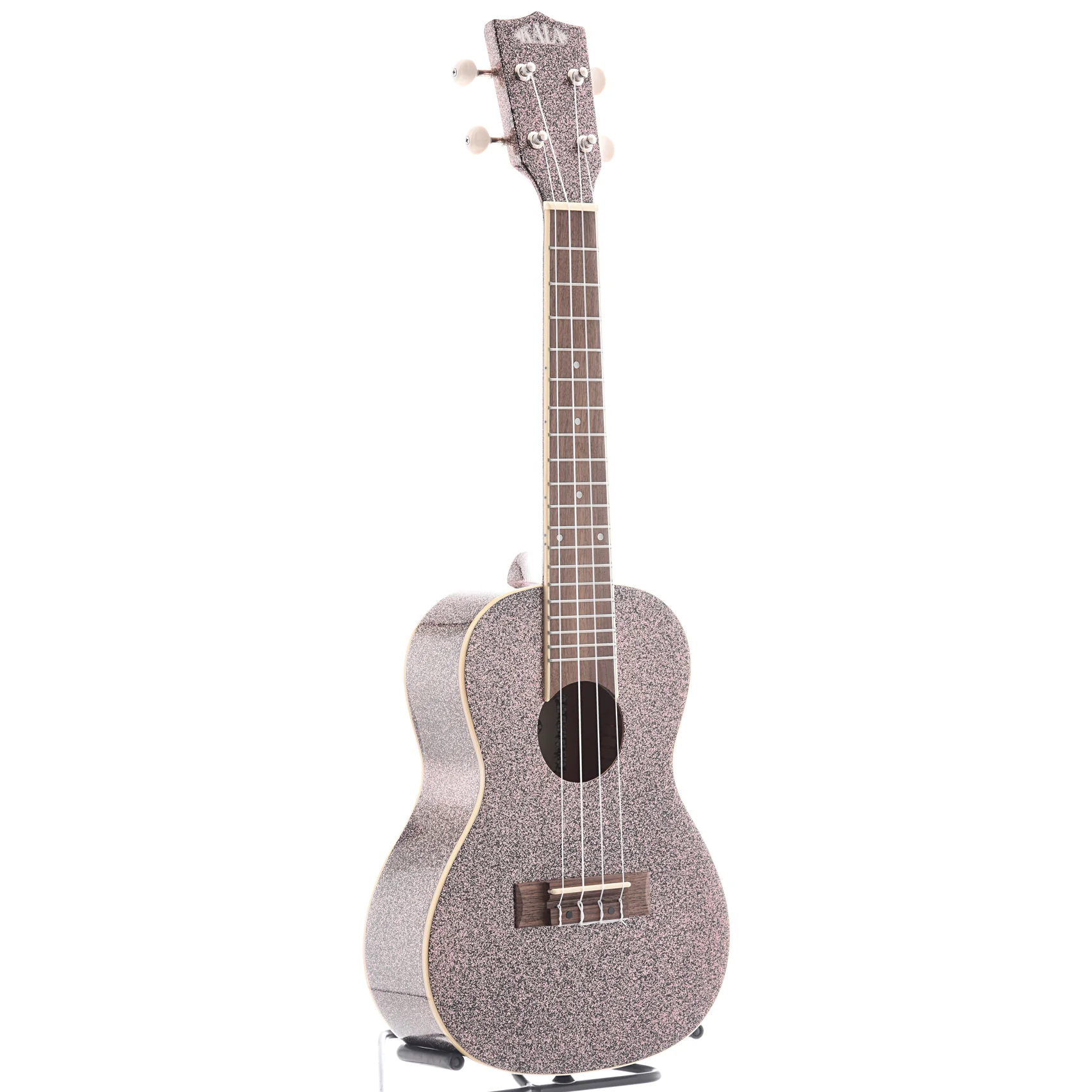 Kala Gloss Sparkle Concert Ukulele, Pink Champagne