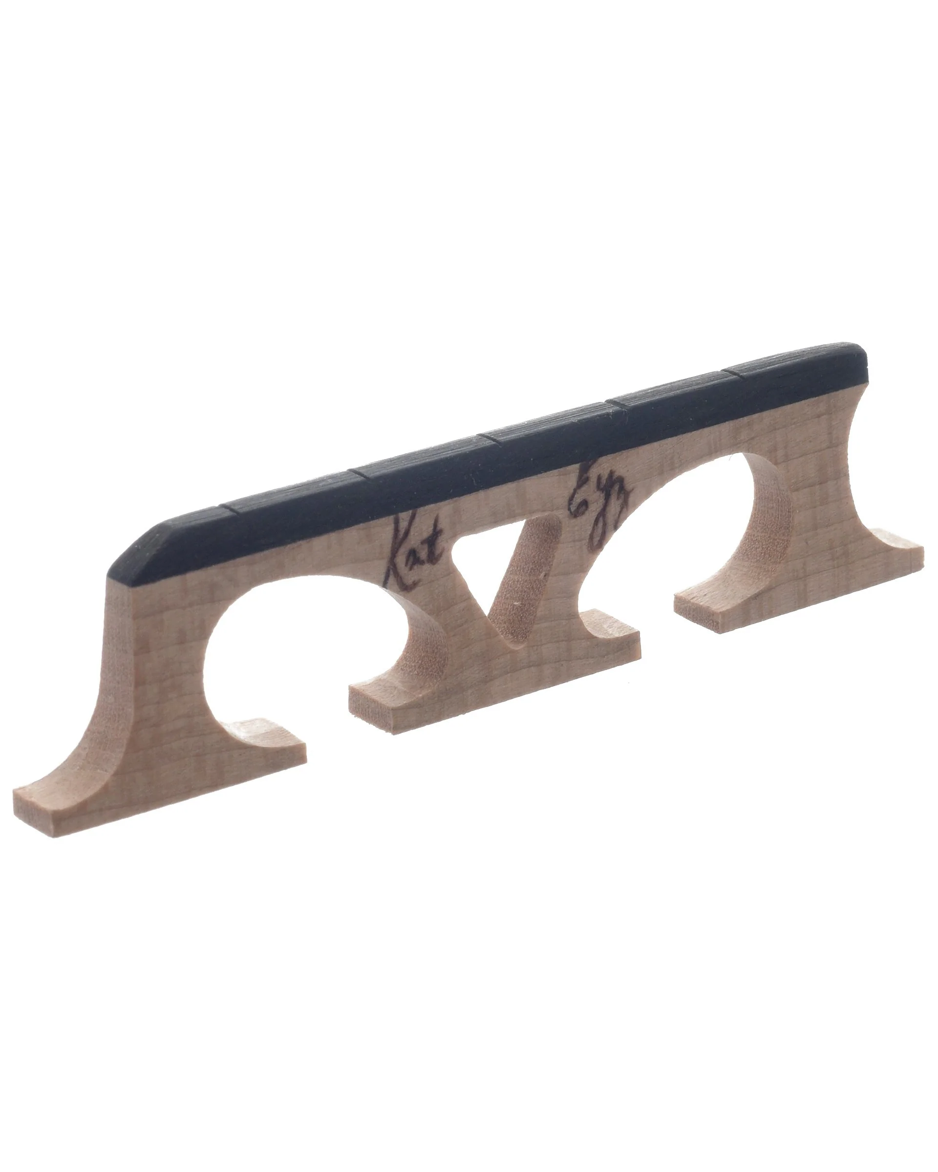 Kat Eyz Old Wood Banjo Bridge, Standard Spaced, 11/16" High