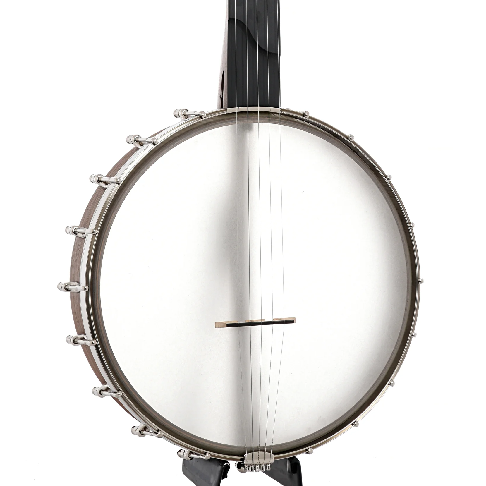 Kevin Enoch Tradesman Fretless 12in Openback Banjo & Gigbag, Walnut - Image 2