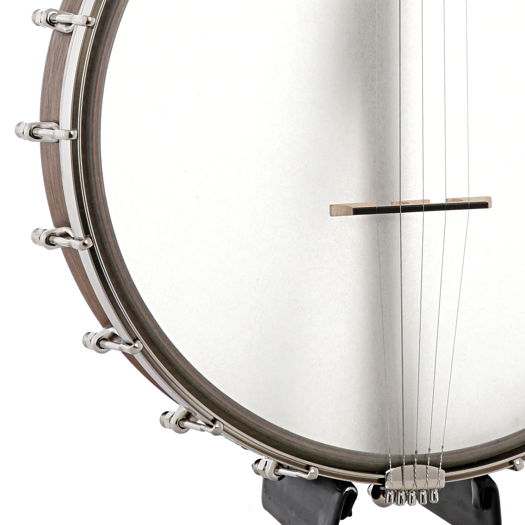 Kevin Enoch Tradesman Fretless 12in Openback Banjo & Gigbag, Walnut - Image 4