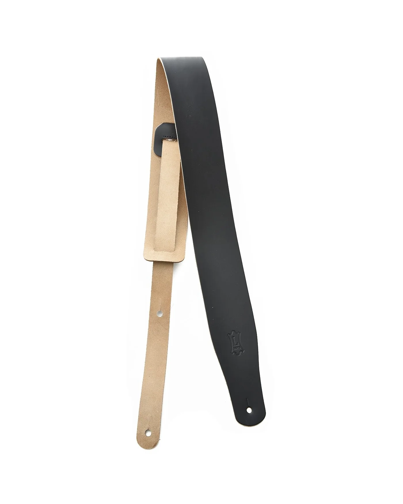 Levy Plain Leather Guitar Strap - Image 2
