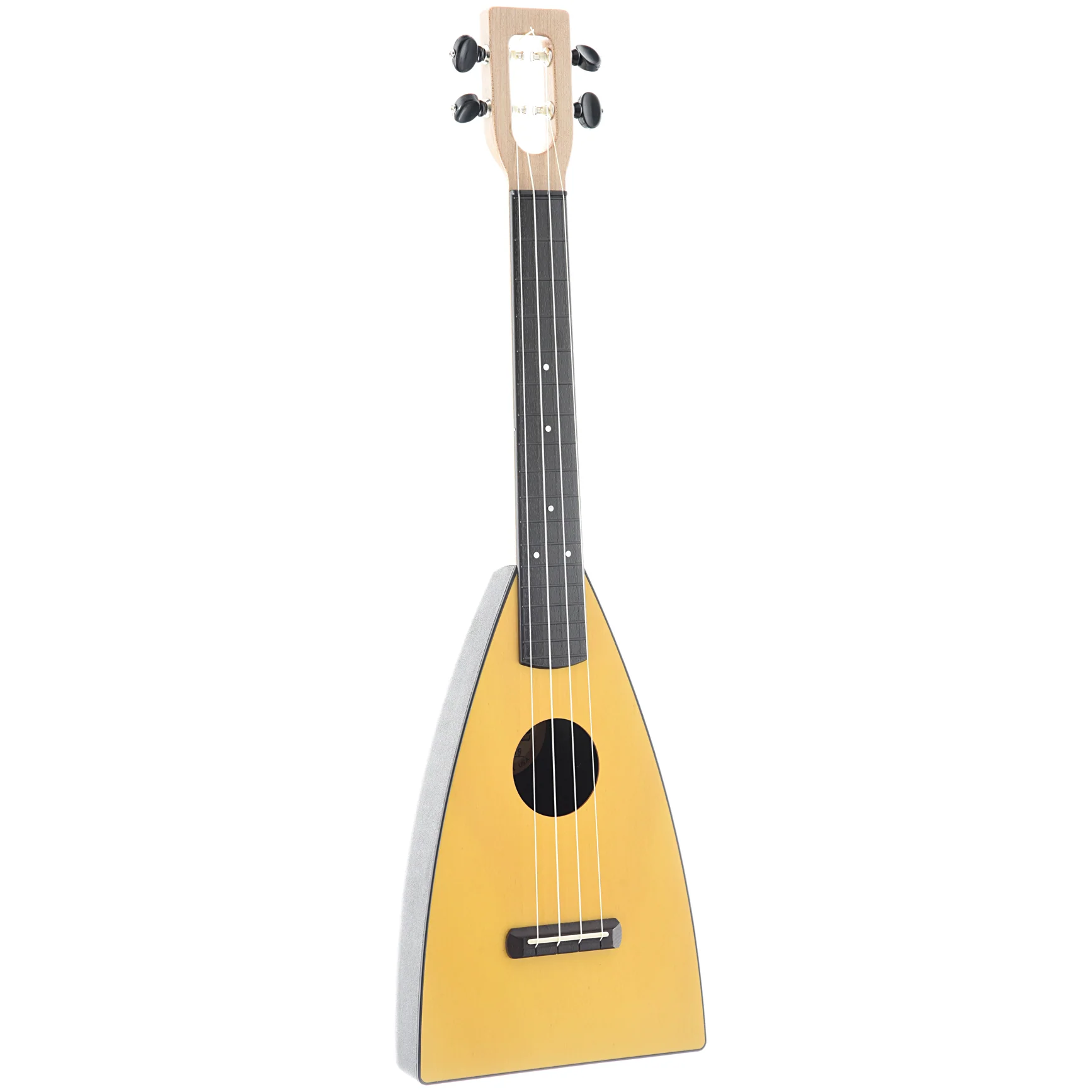 MAGIC FLUKE COMPANY FLUKE UKULELE, TENOR, CITRINE YELLOW FINISH WITH GIGBAG