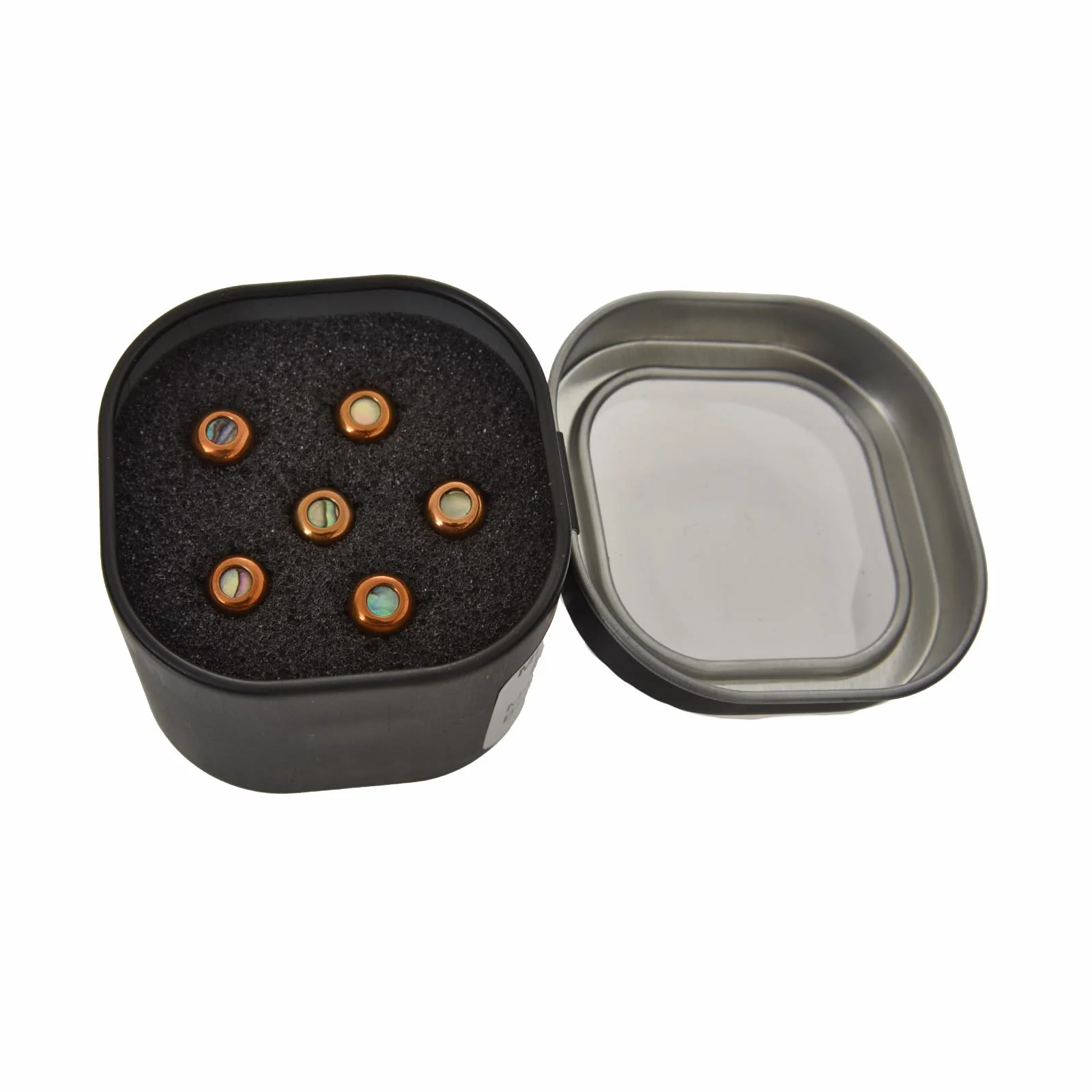 Martin Luxe Liquidmetal Bridge Pin Set, Gold with Paua Dot - Image 3