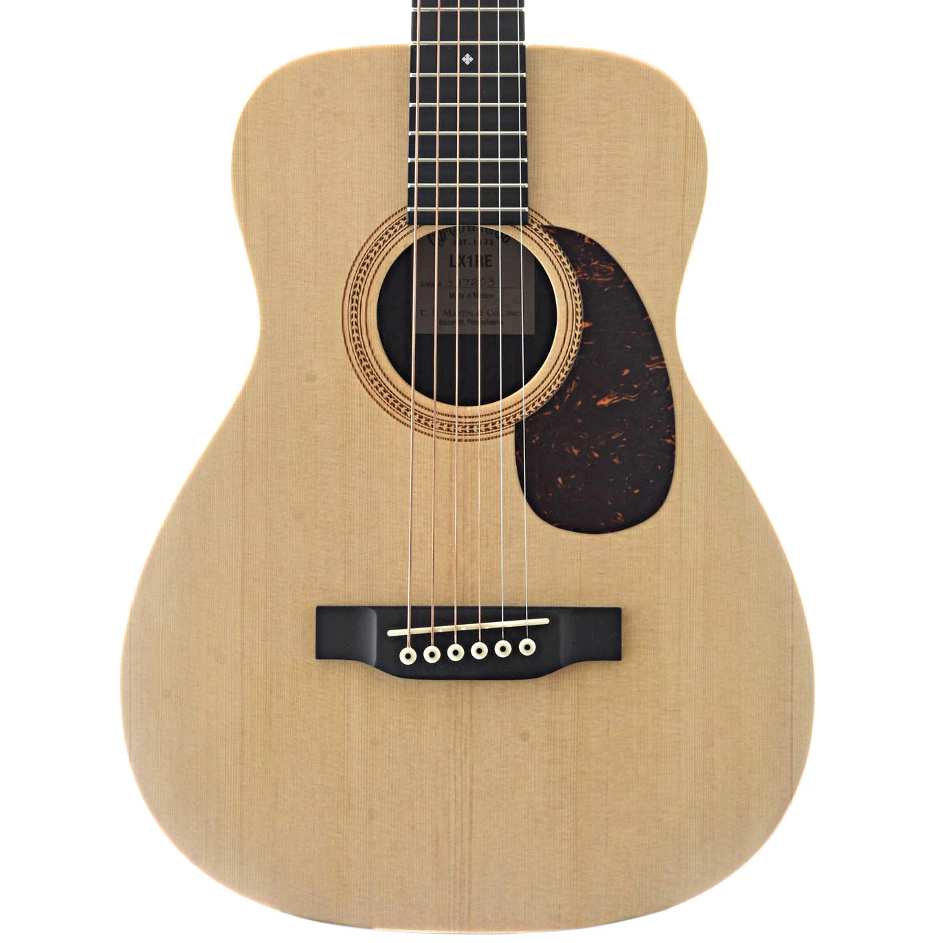 Martin LX1RE Little Martin Solid Top Guitar with Pickup & Gigbag
