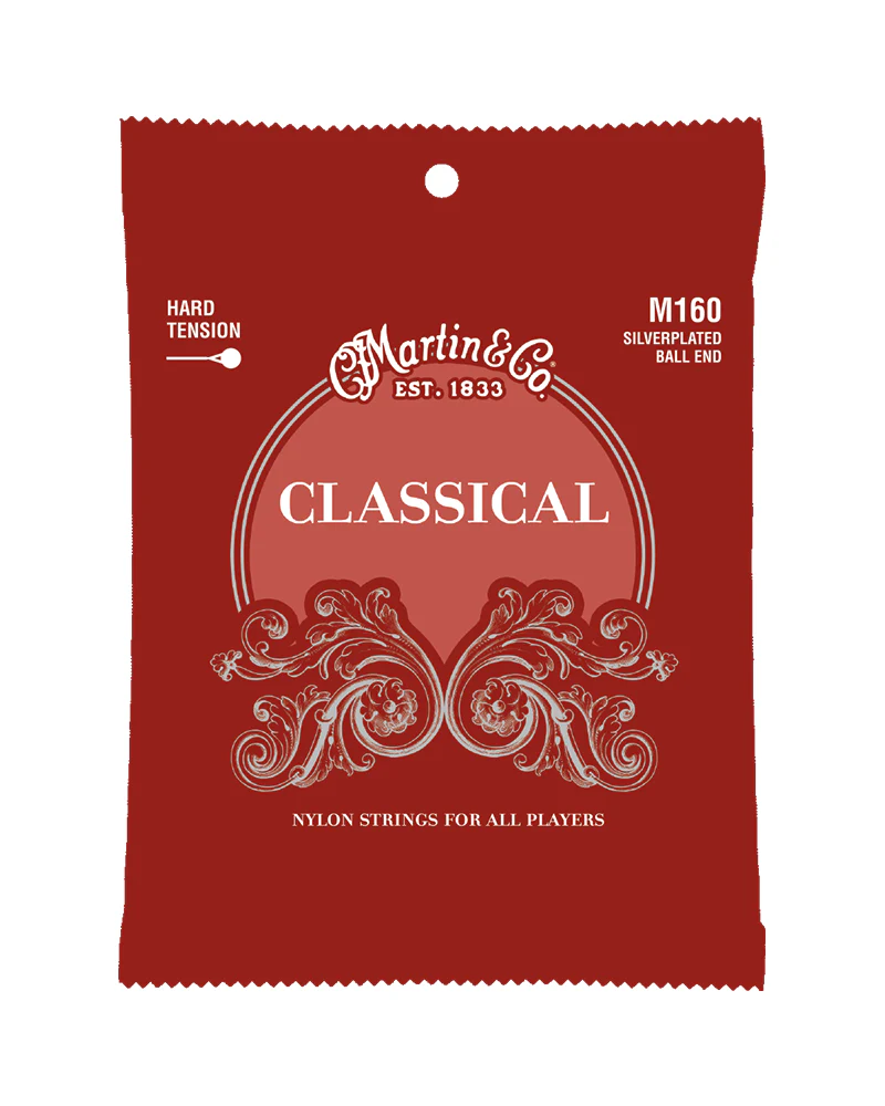Martin M160 Classical High Tension Guitar, Ball End Set