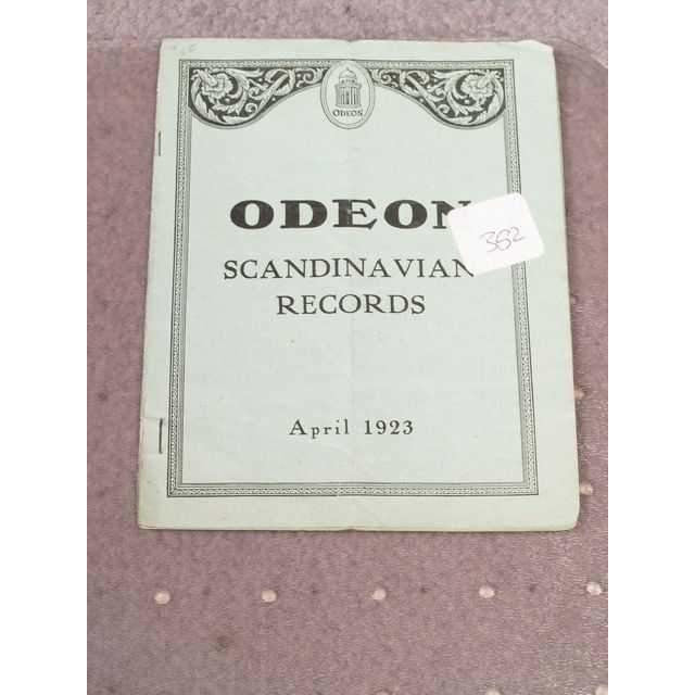 Odeon Scandinavian Records Catalog