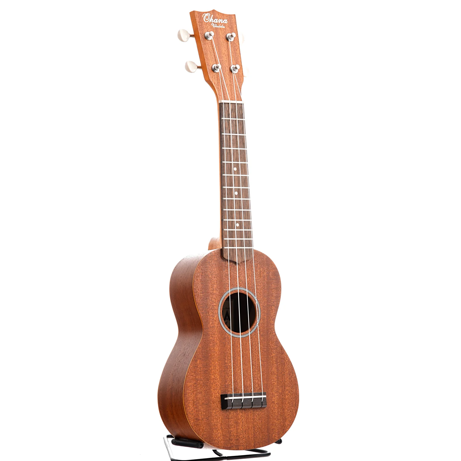 Ohana SK-10 Soprano Ukulele, Natural - Image 5