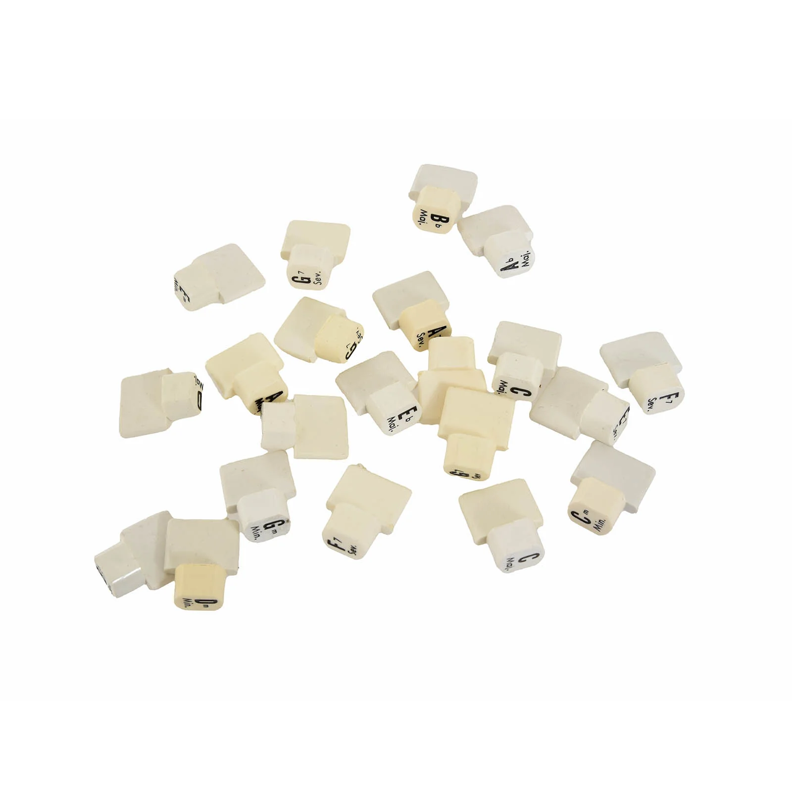 Oscar Schmidt Autoharp Button Set for 21-Bar - Remaining Stock