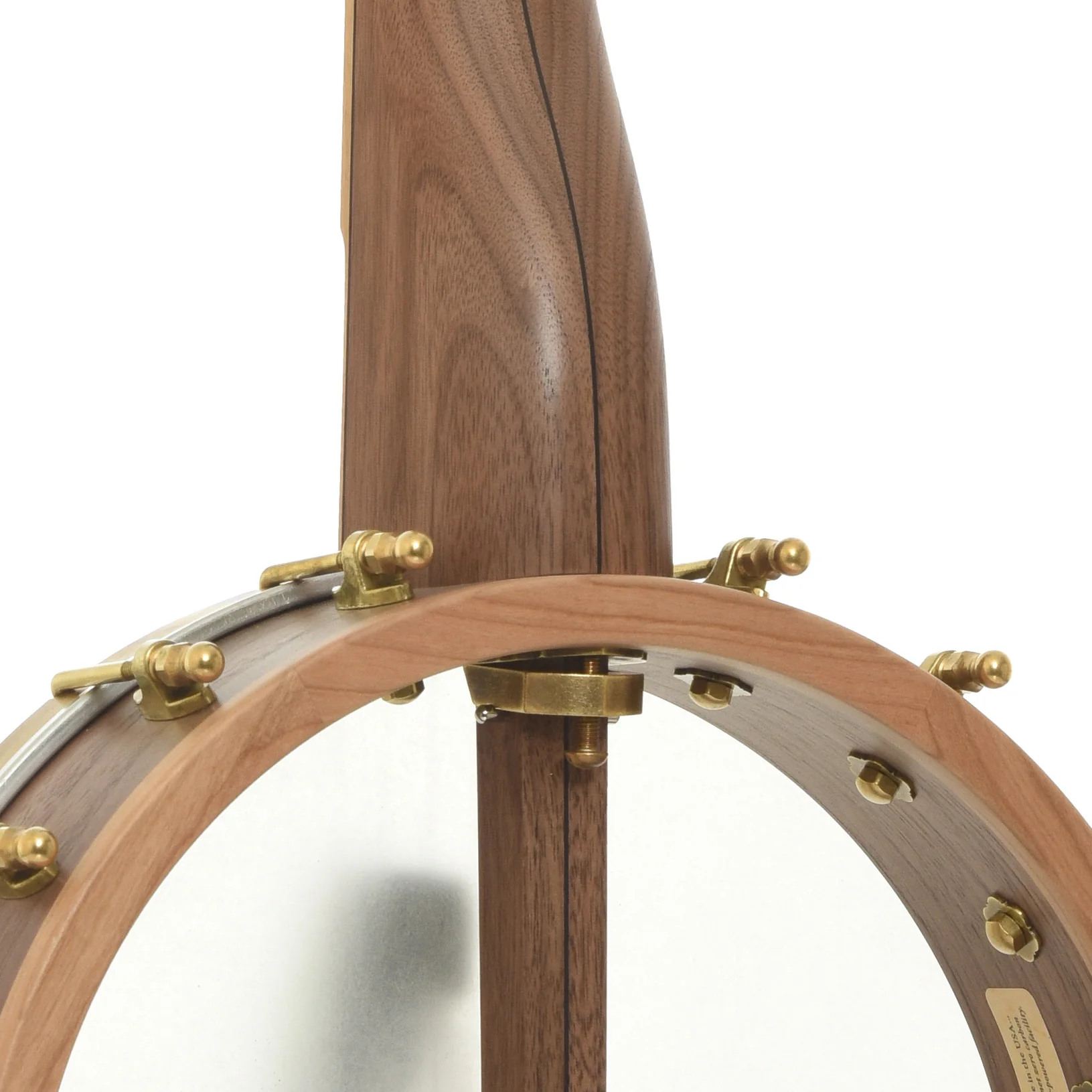 Pisgah Appalachian 11in Short Scale Openback Banjo & Gigbag, Walnut - Image 11