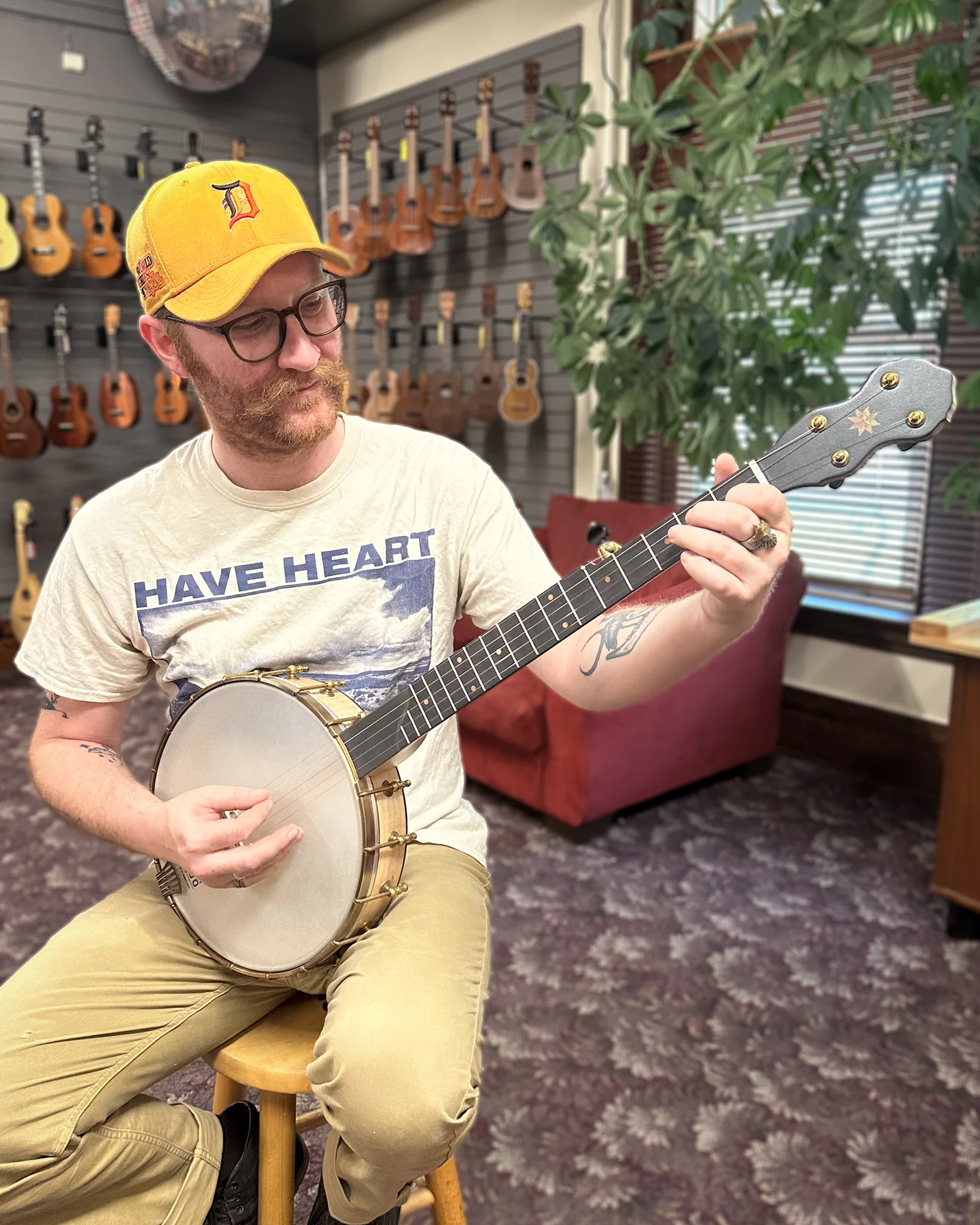 Pisgah Laydie 12in Short Scale Openback Banjo & Gigbag