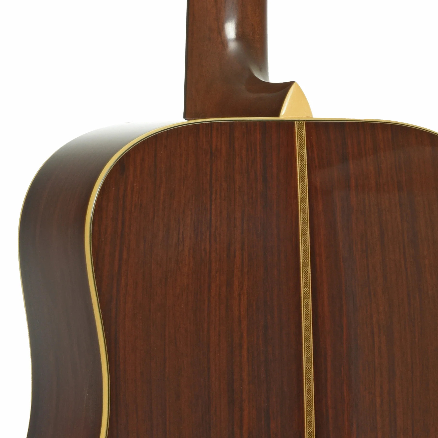 Pre-War Guitars Co. Herringbone Dreadnought East Indian Rosewood Acoustic Guitar, Level 1 Aging - Image 10