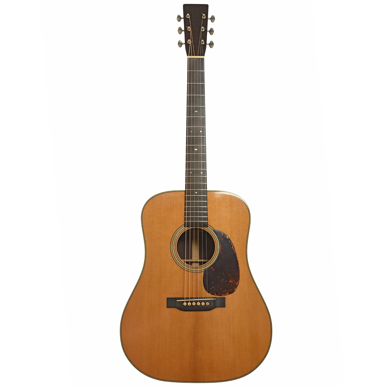 Pre-War Guitars Co. Herringbone Dreadnought East Indian Rosewood Acoustic Guitar, Level 1 Aging - Image 14