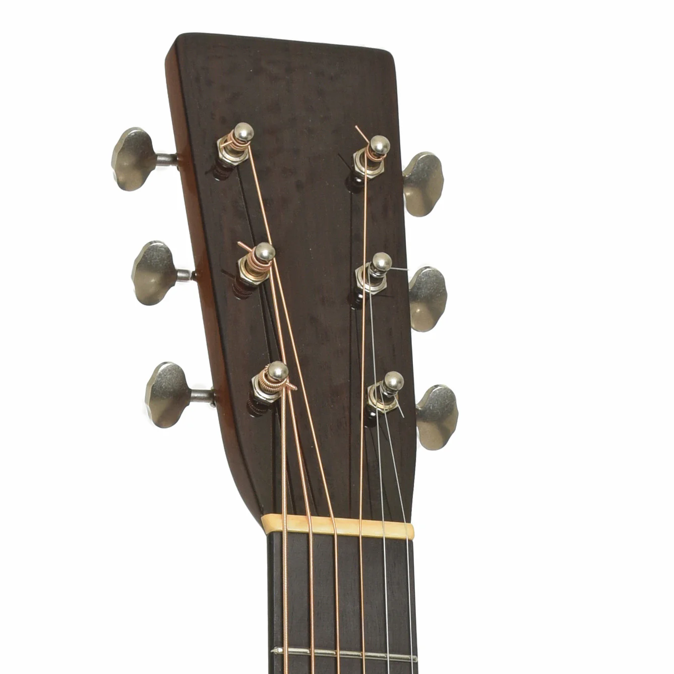 Pre-War Guitars Co. Herringbone Dreadnought East Indian Rosewood Acoustic Guitar, Level 1 Aging - Image 8
