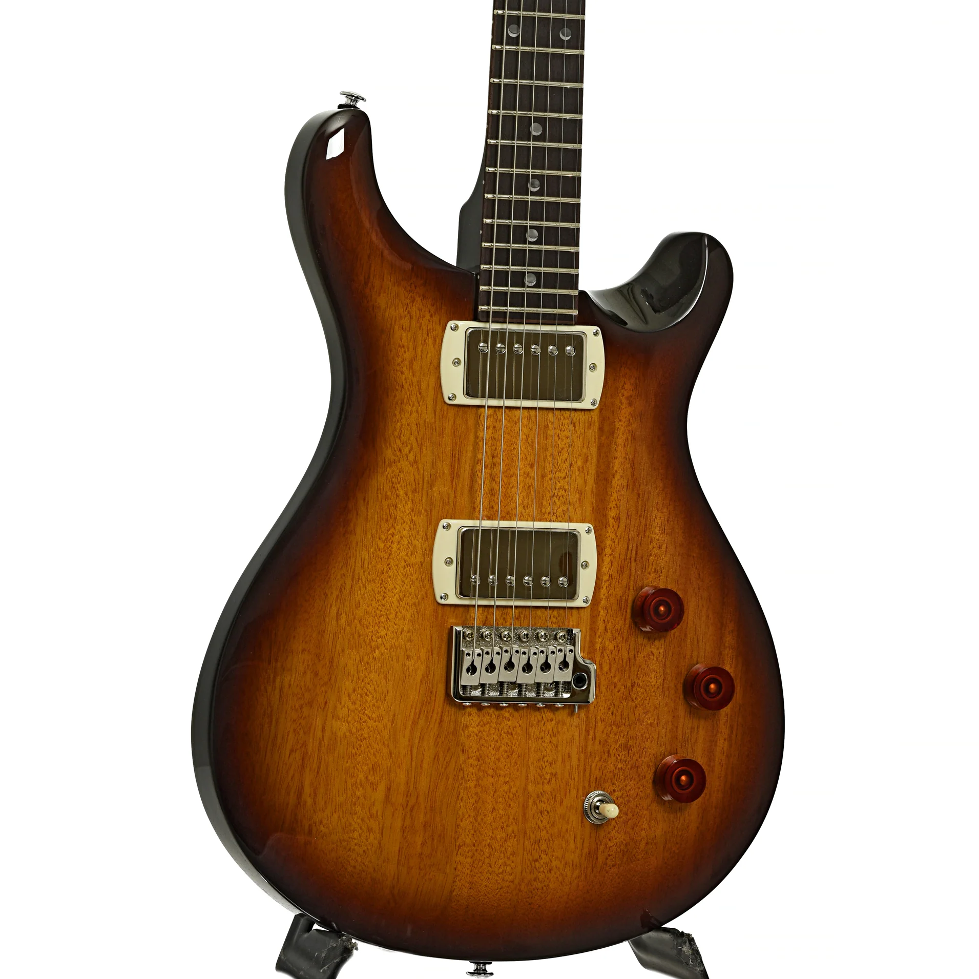 PRS SE DGT Standard Electric Guitar & Gigbag, McCarty Tobacco Sunburst - Image 4