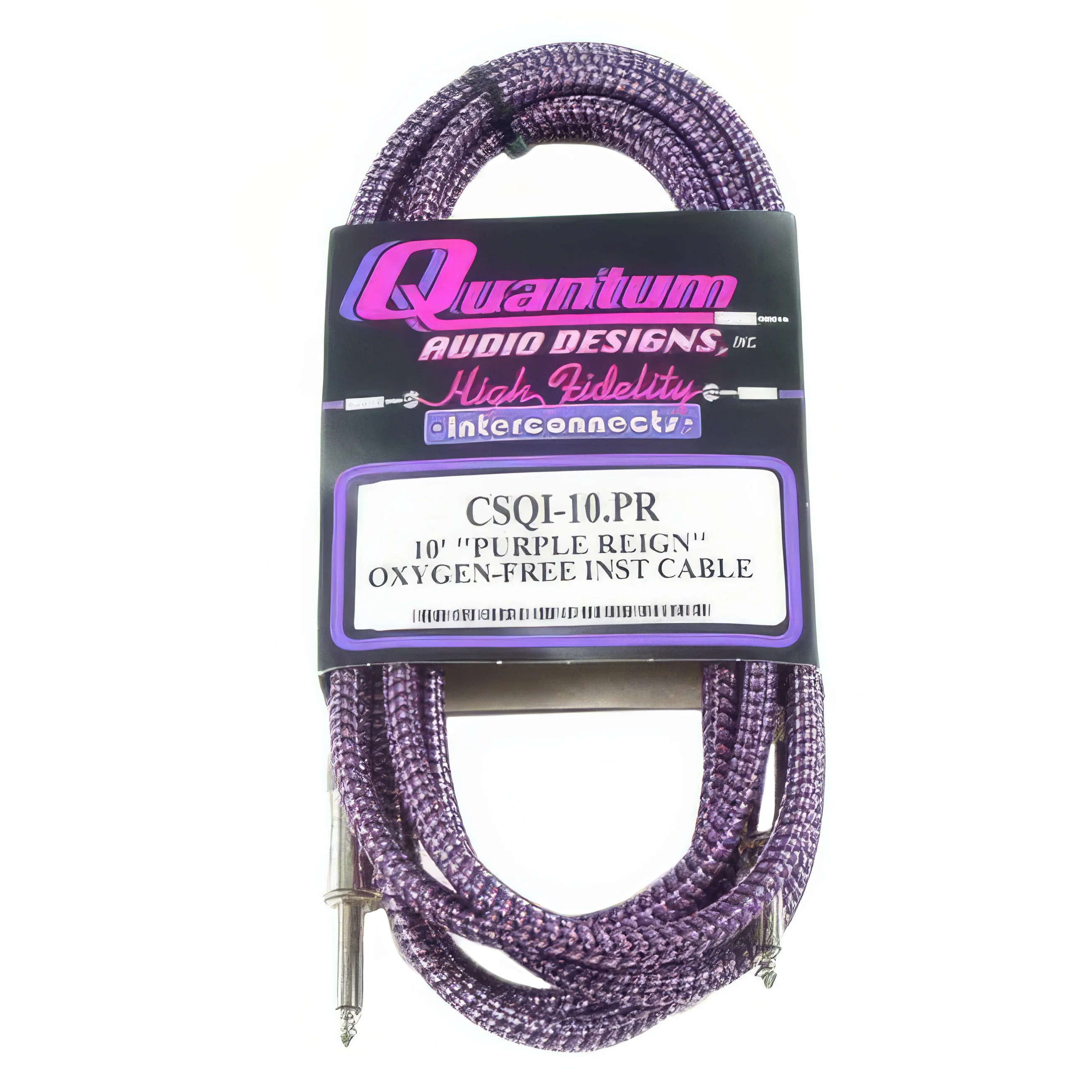 Quantum Audio Designs Braided Instrument Cable, 10ft