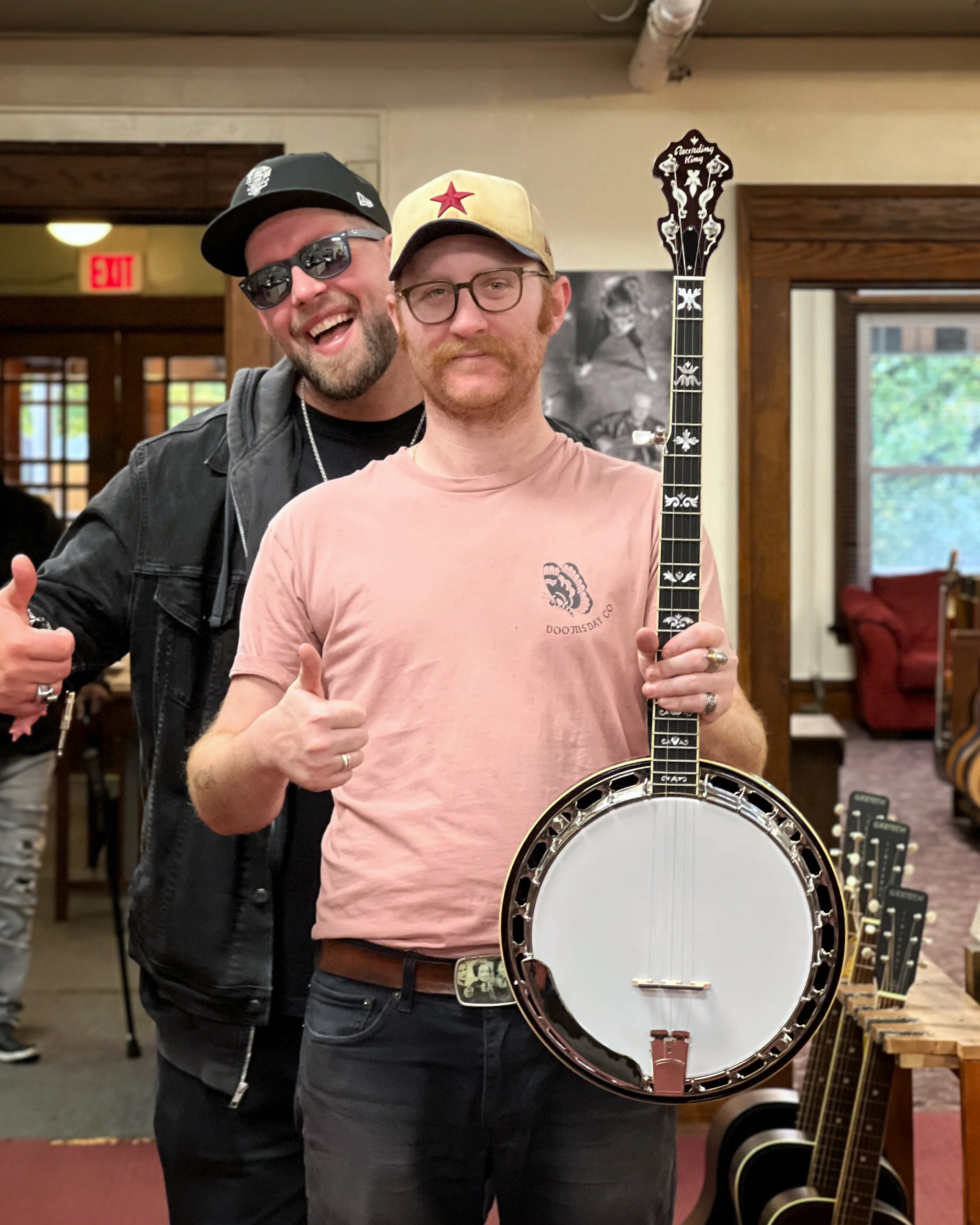 Recording King Elite 75 Flying Eagle Resonator Banjo & Case