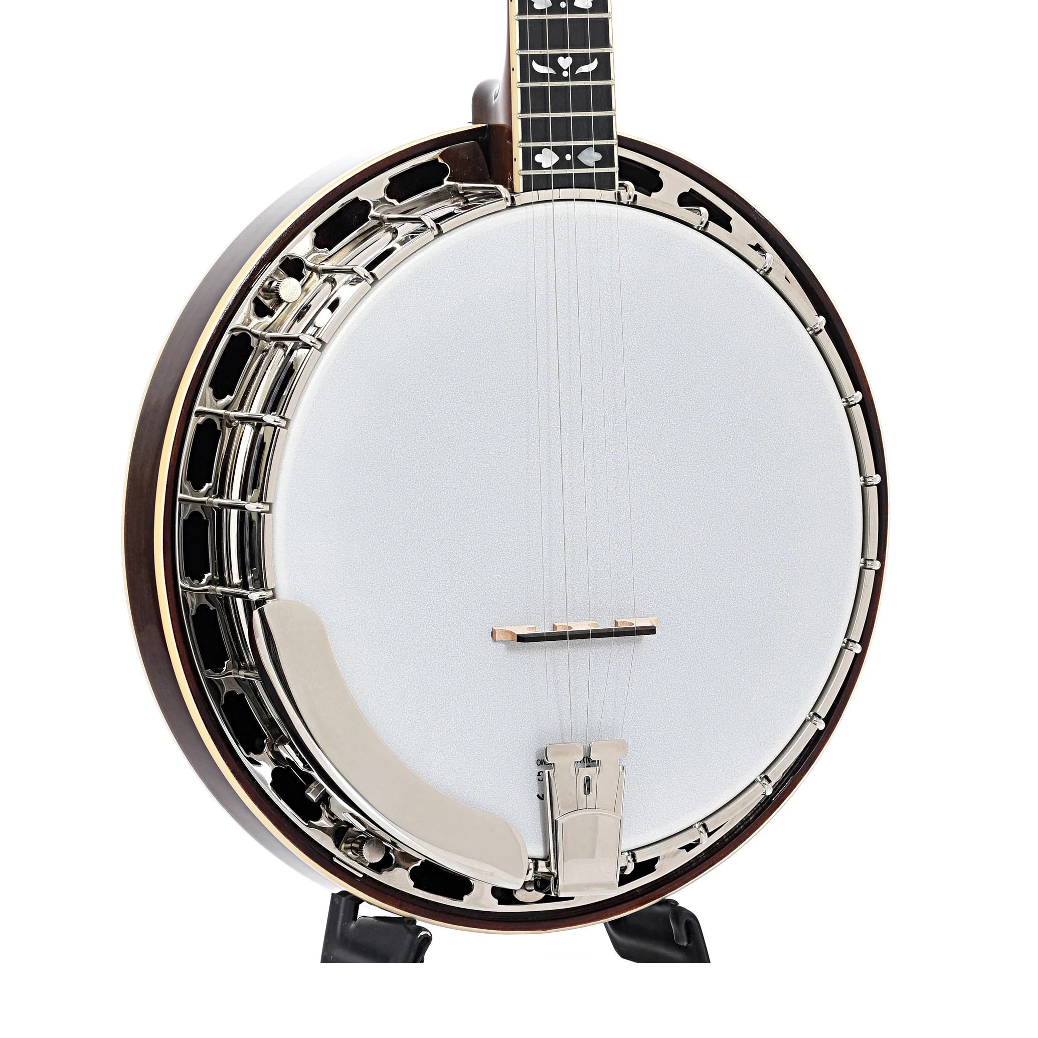 Recording King Elite 76 Hearts & Flowers Resonator Banjo & Case