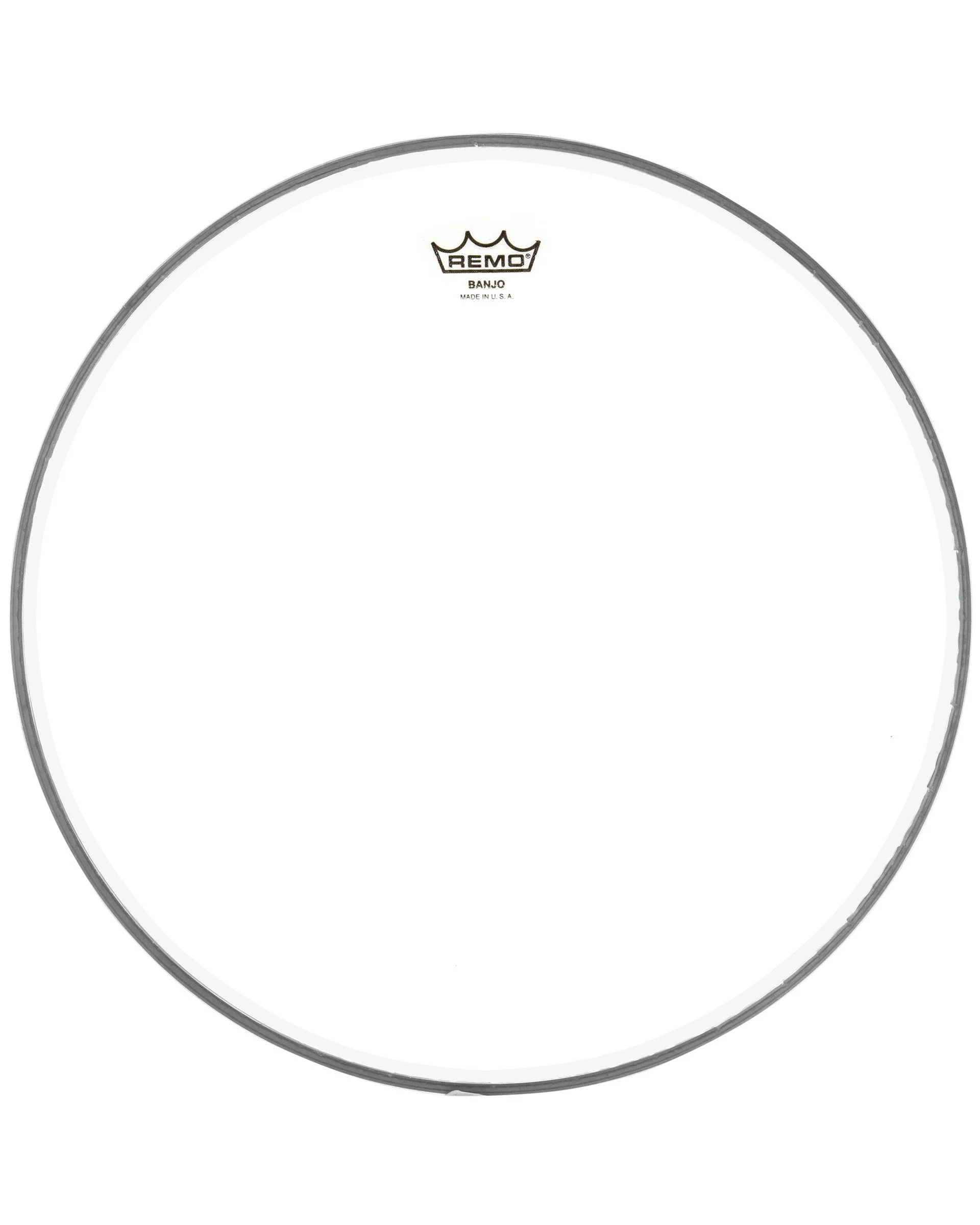 Remo Clear Banjo Head, 10-11/16in Diameter, Medium Crown