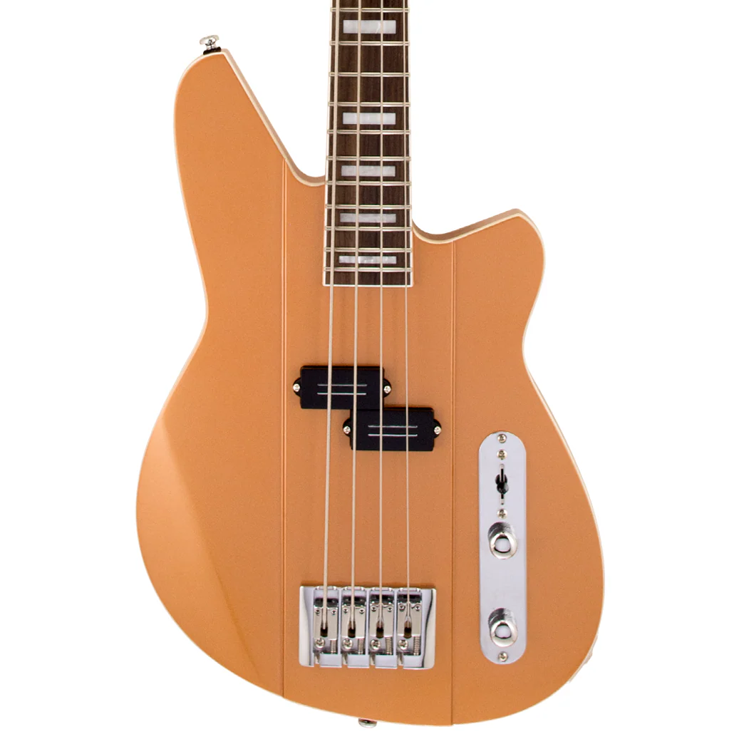 Reverend Sentinel Short Scale Electric Bass Guitar, Metallic Copper
