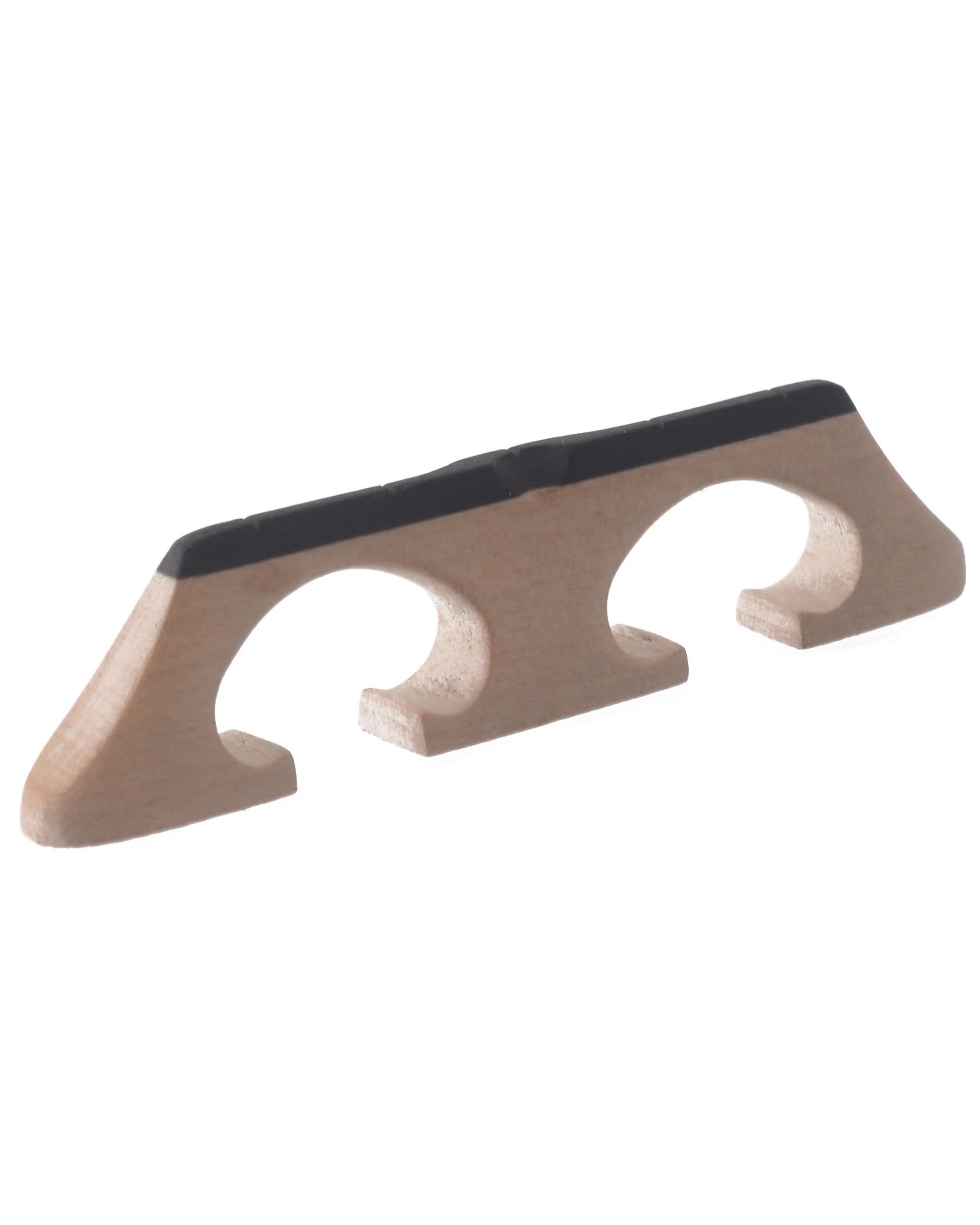 Sampson Bluegrass Banjo Bridge, 5/8" Maple/Ebony, Standard Spacing - Image 3