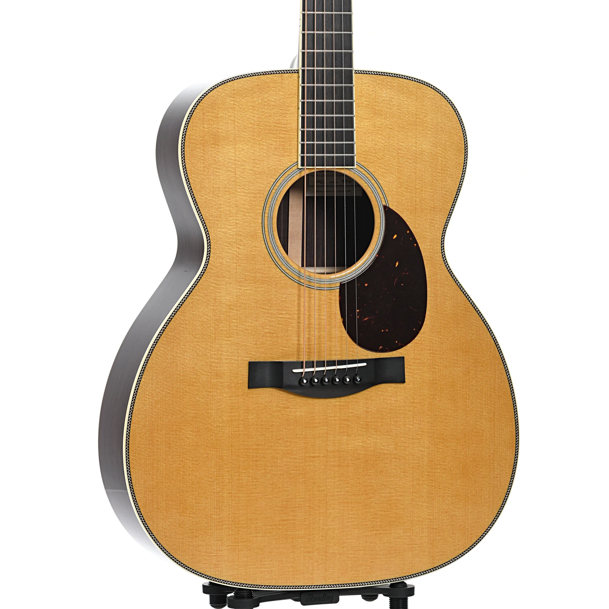 Santa Cruz OM Grand Acoustic Guitar & Case - Image 4