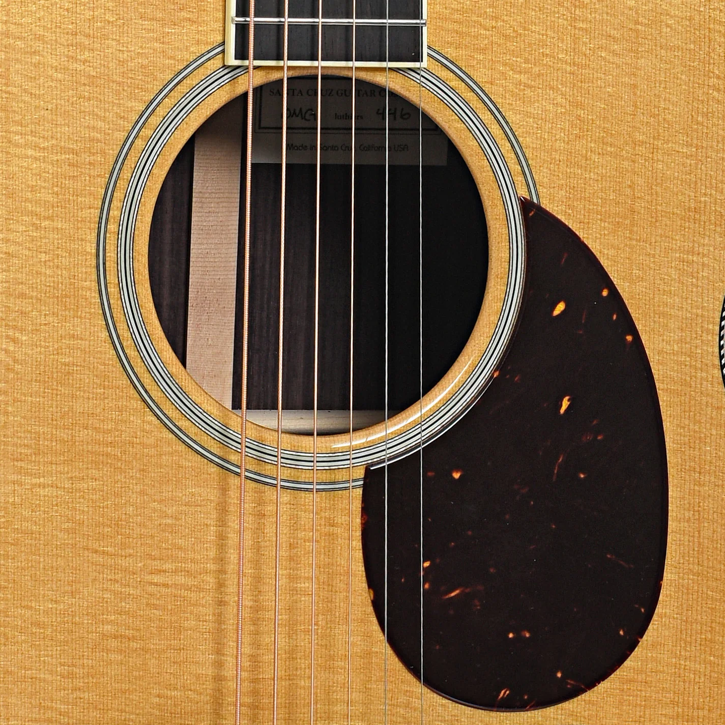 Santa Cruz OM Grand Acoustic Guitar & Case - Image 6