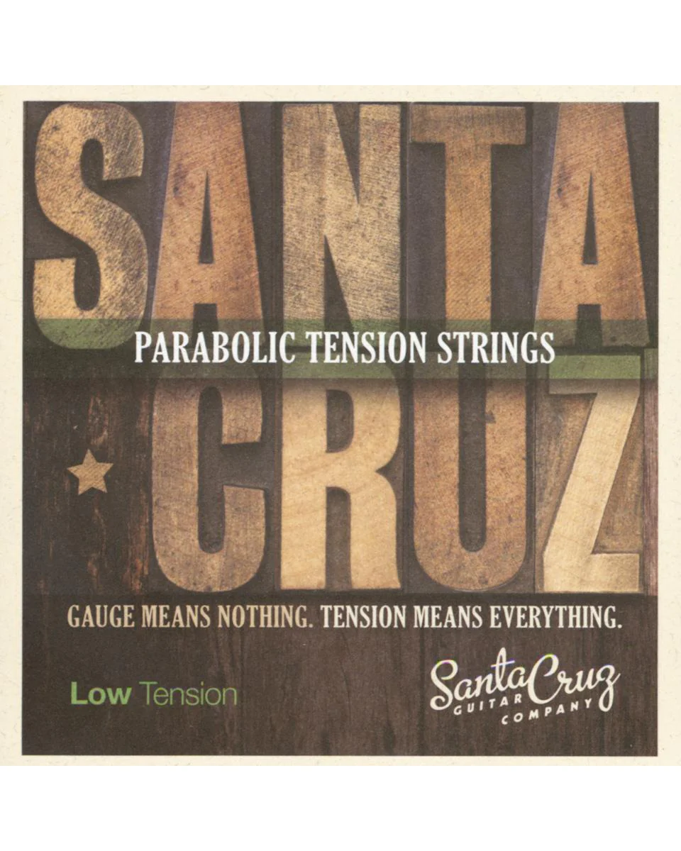 Santa Cruz Parabolic Tension Acoustic Guitar Strings, Low Tension