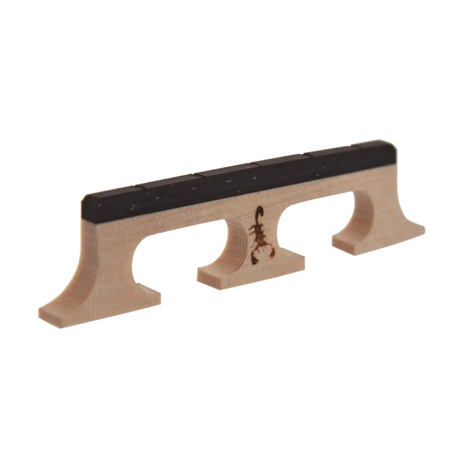 Scorpion Old-Time Banjo Bridge, .656" (21/32") Tall, Standard Spacing
